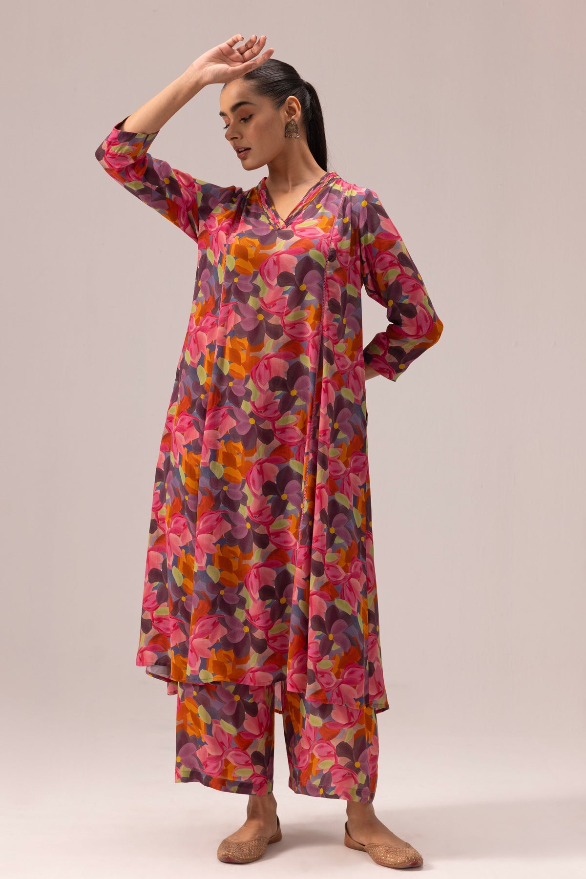 Thea Pink Kurta Set