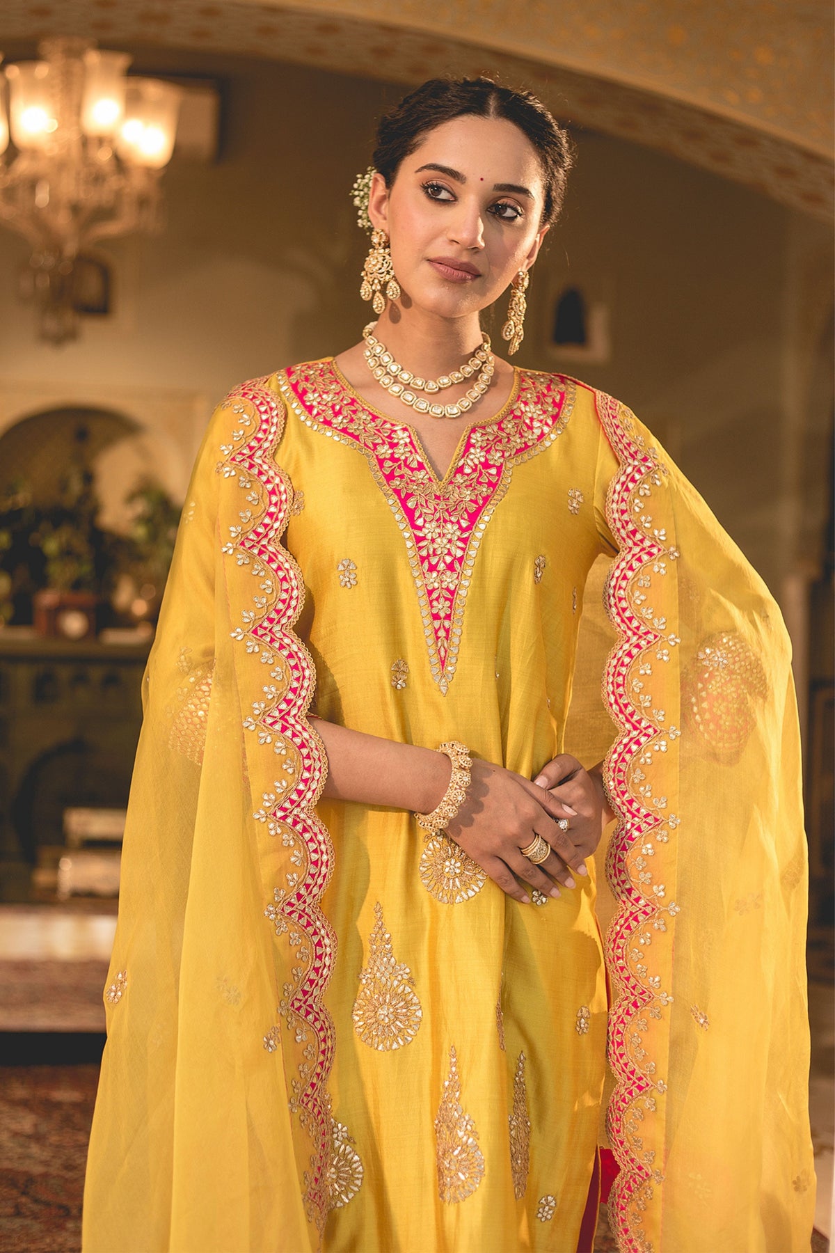 Yellow Kurta Set