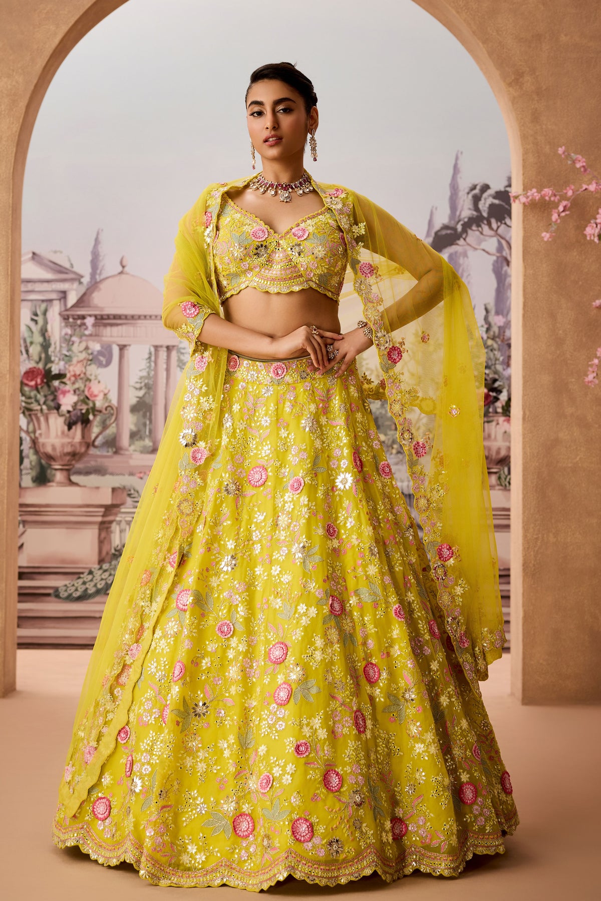 Msi 3d Lehenga Set