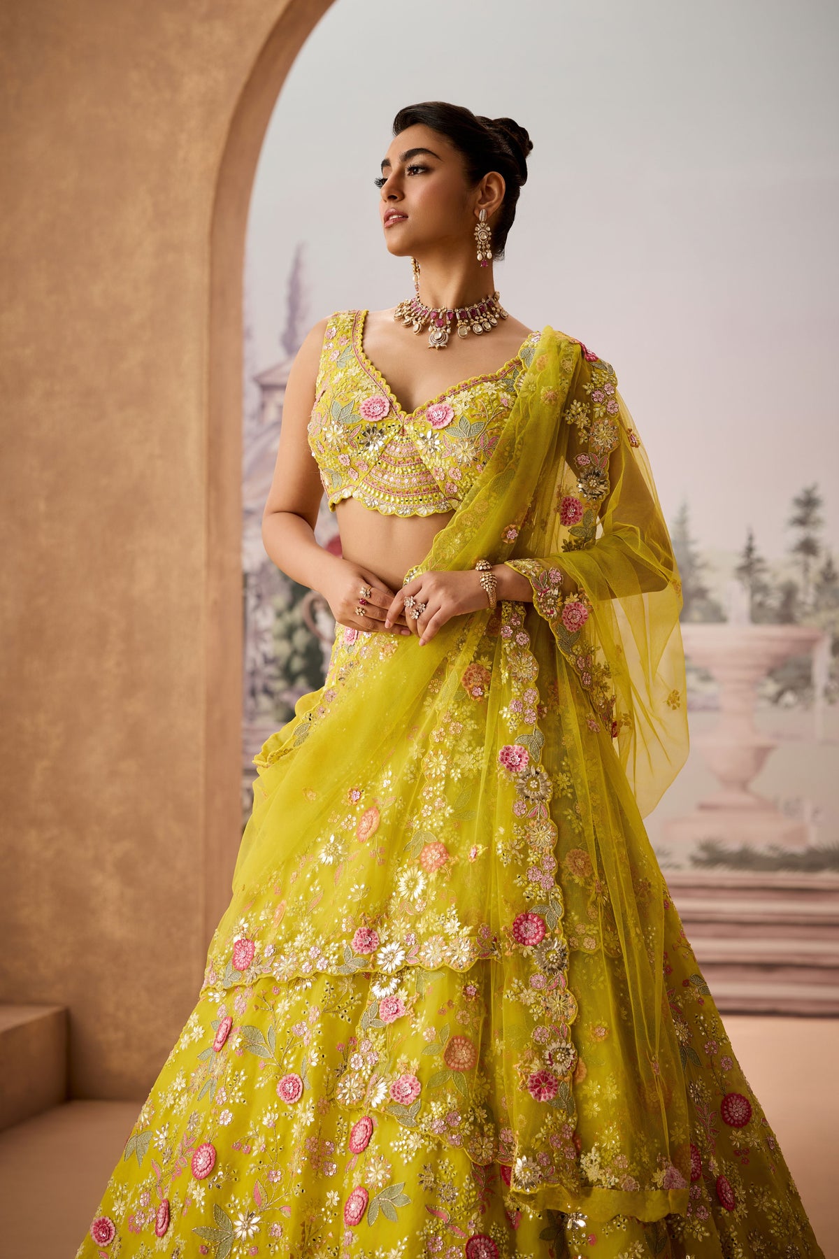 Msi 3d Lehenga Set