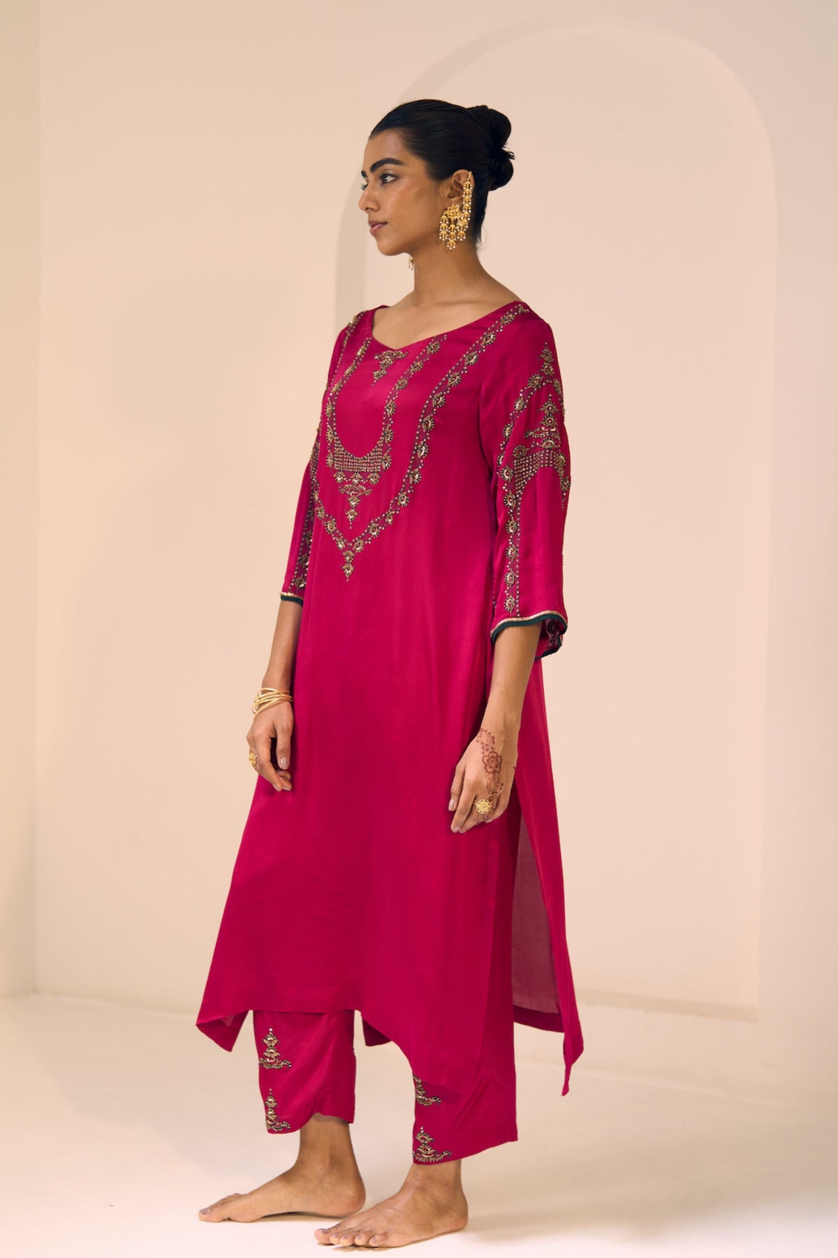 Pink Anya Kurta Set