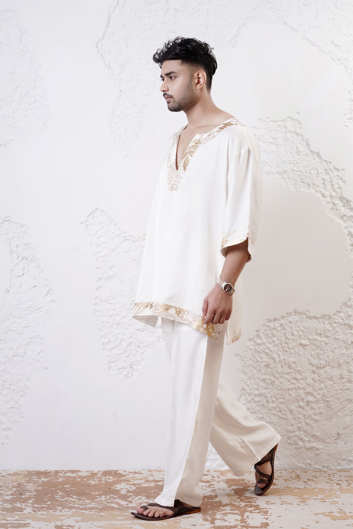 Ivory Mens Kurta Set