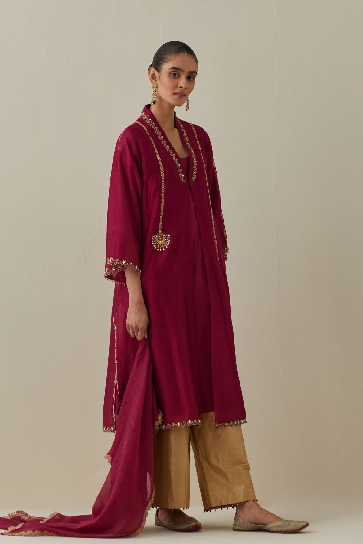 Ambreen Red Dupatta