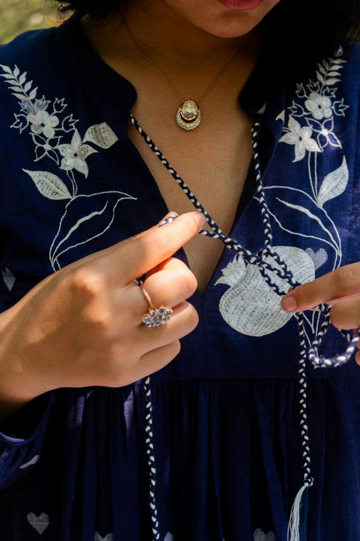 Laya Tunic In Indigo