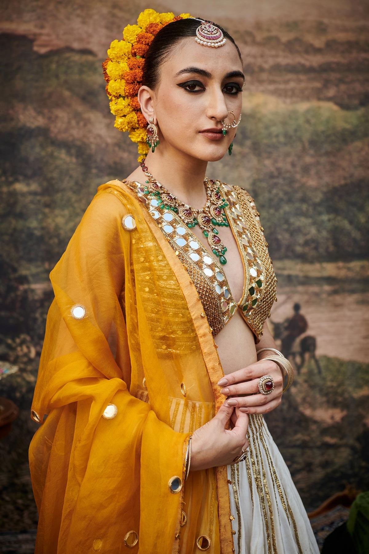 Surabhi Yellow Lehenga Set