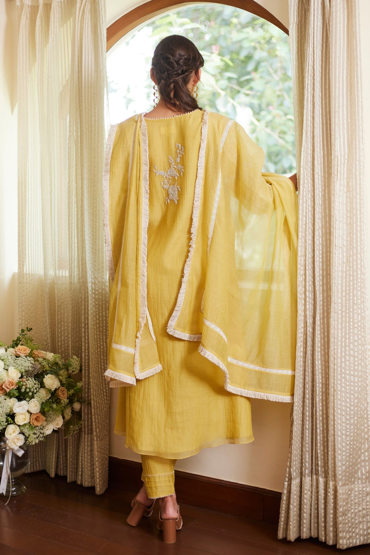 Yellow Muse Kurta Set