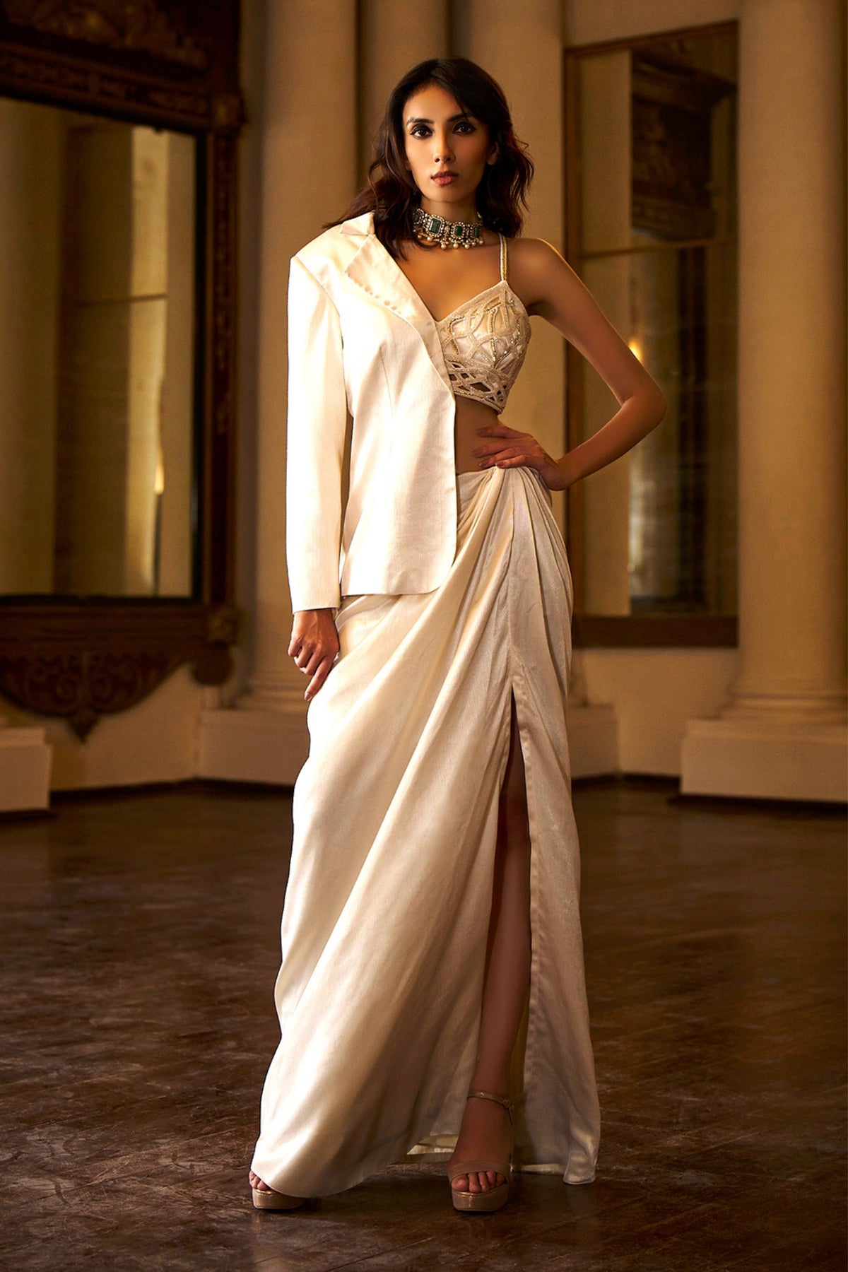 Perseus Ivory Gown