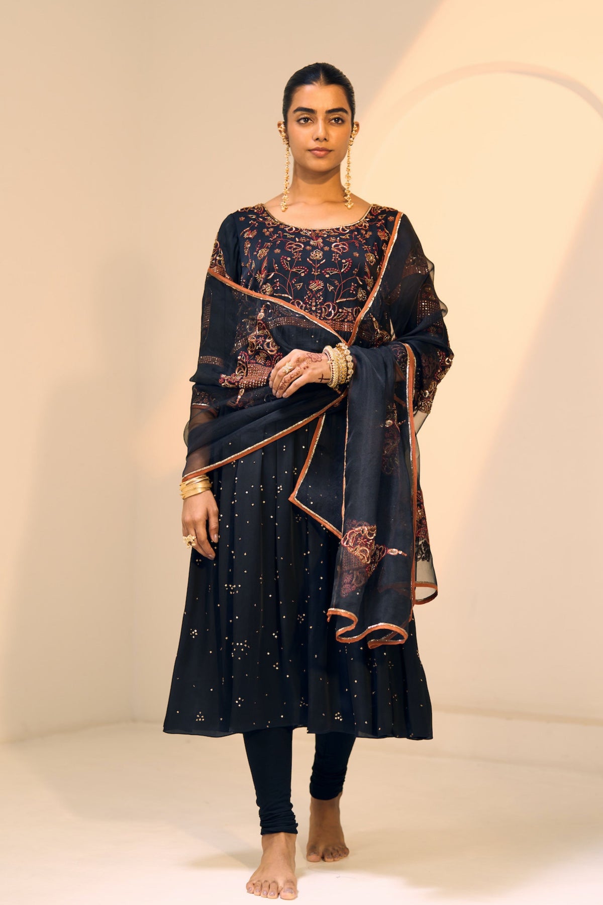 Black Lavanya Dupatta