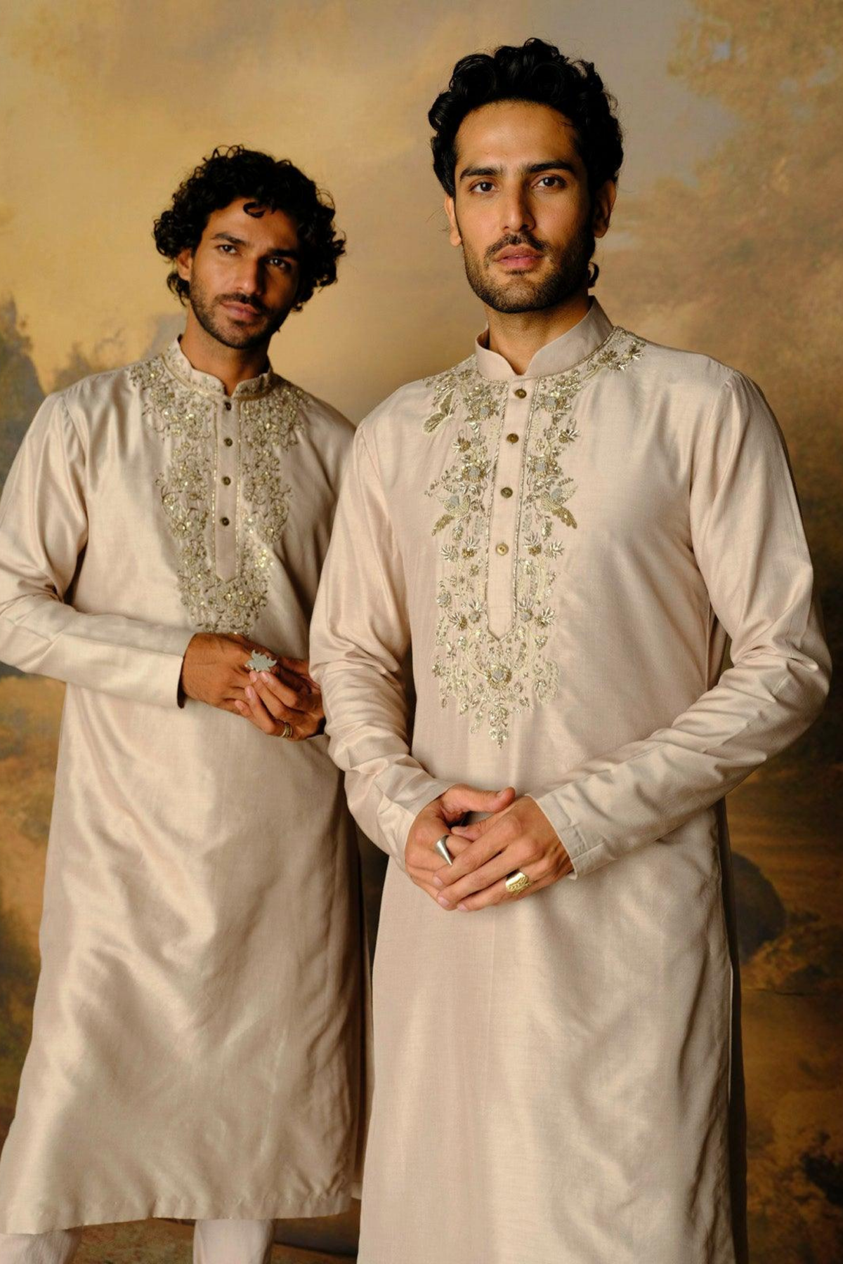 Beige Kurta Set