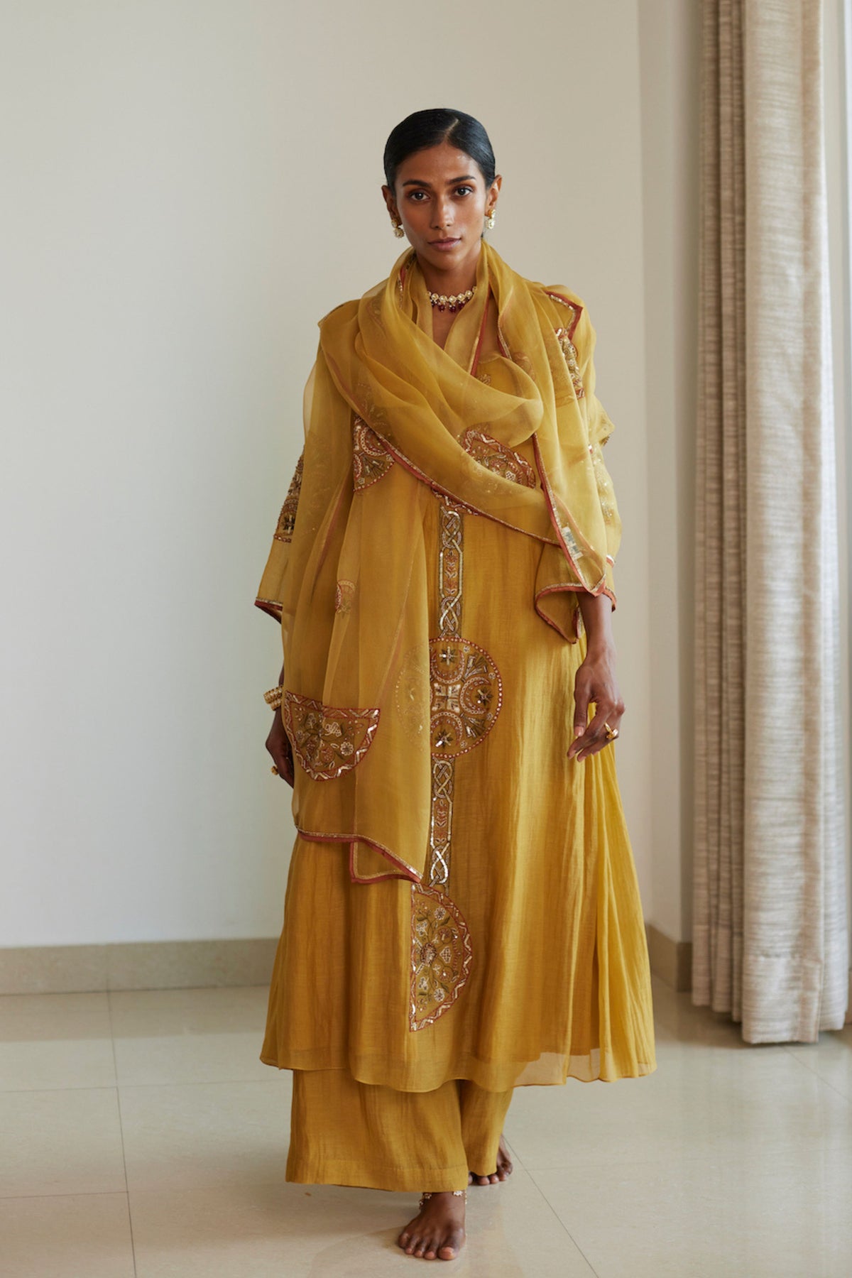 Yellow Shashi Dupatta