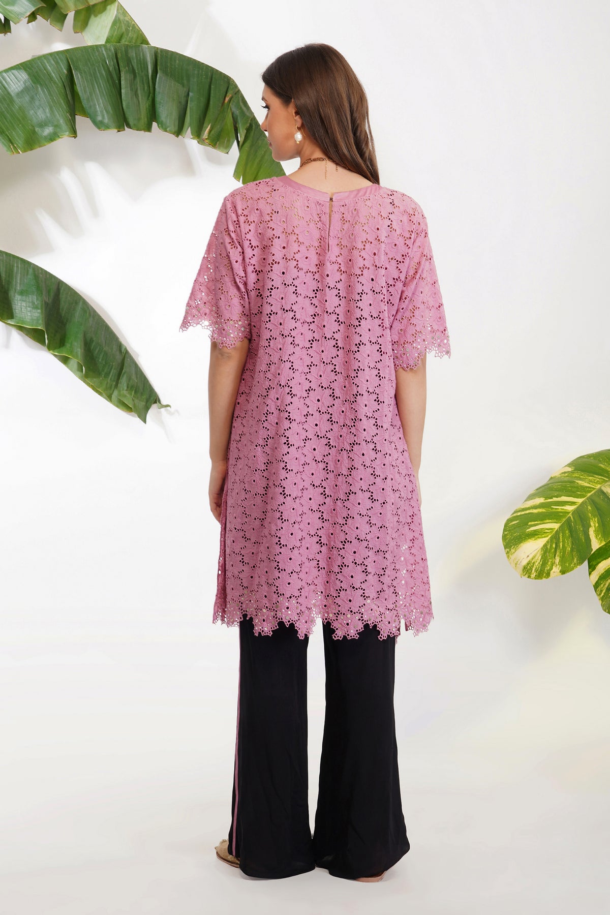 Broderie Anglaise Tunic Set