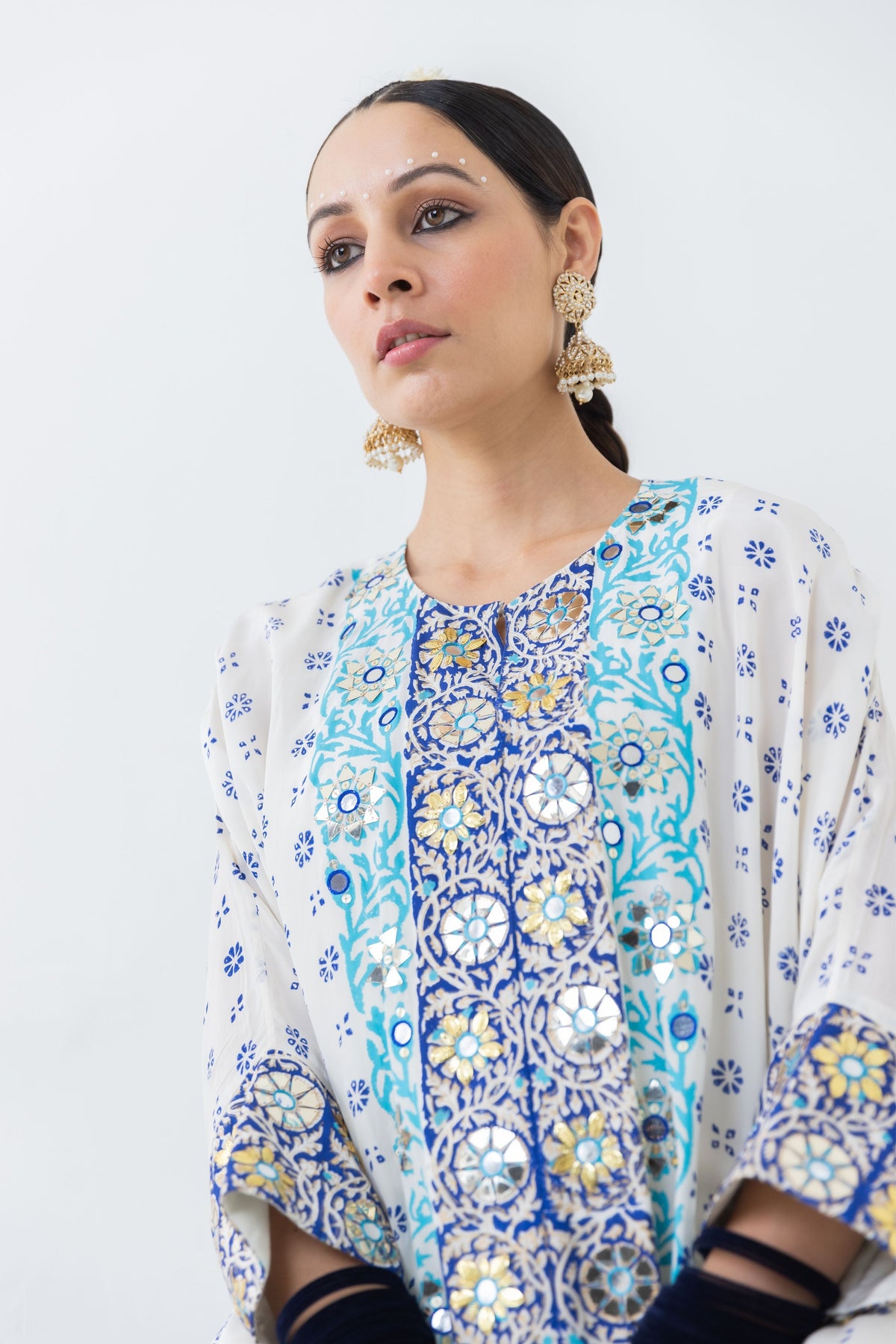 Indu Cuffed Kaftan