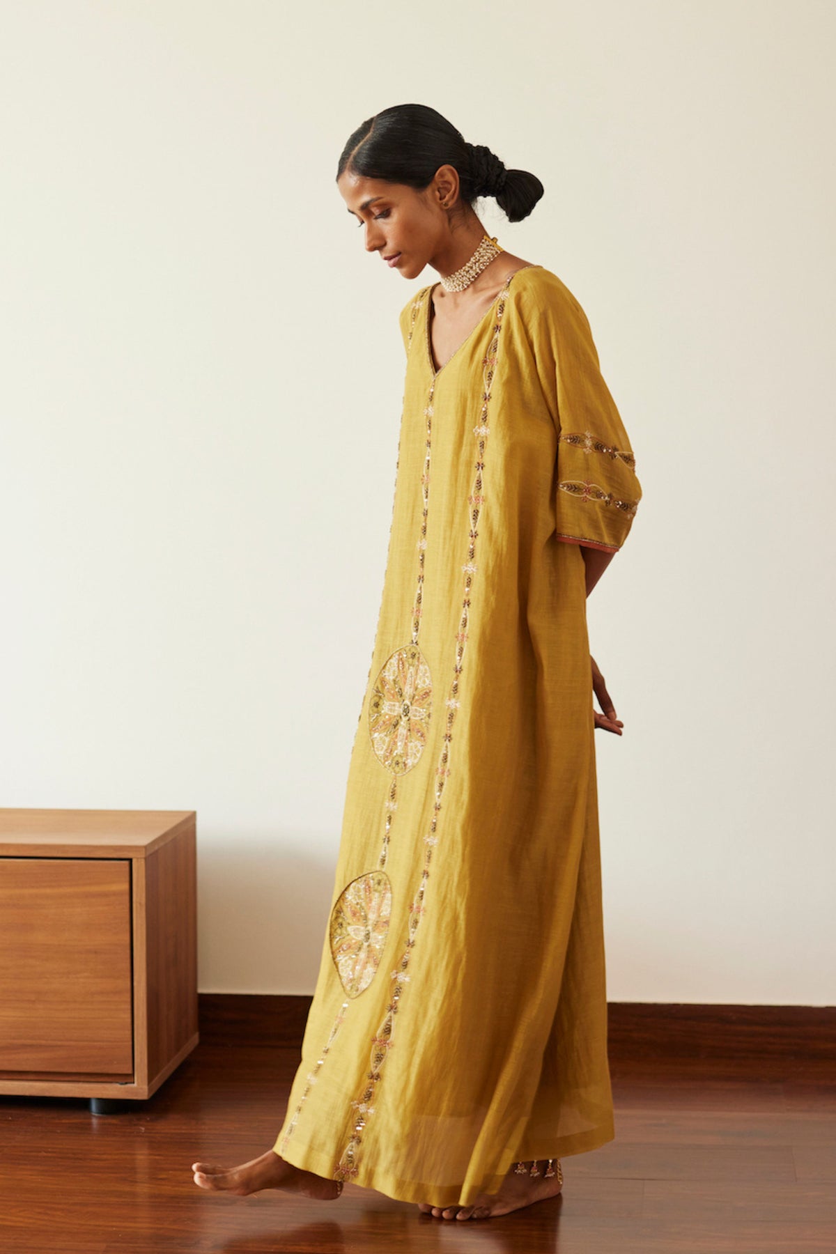 Yellow Uday Kaftan