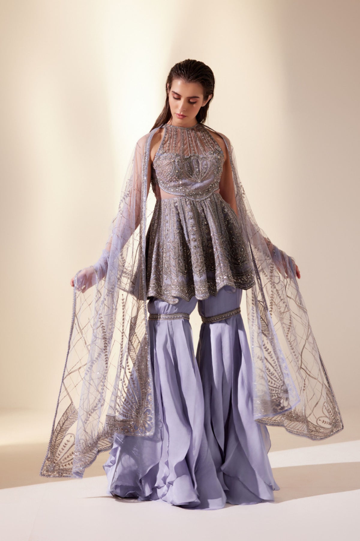 Lilac Sharara Set