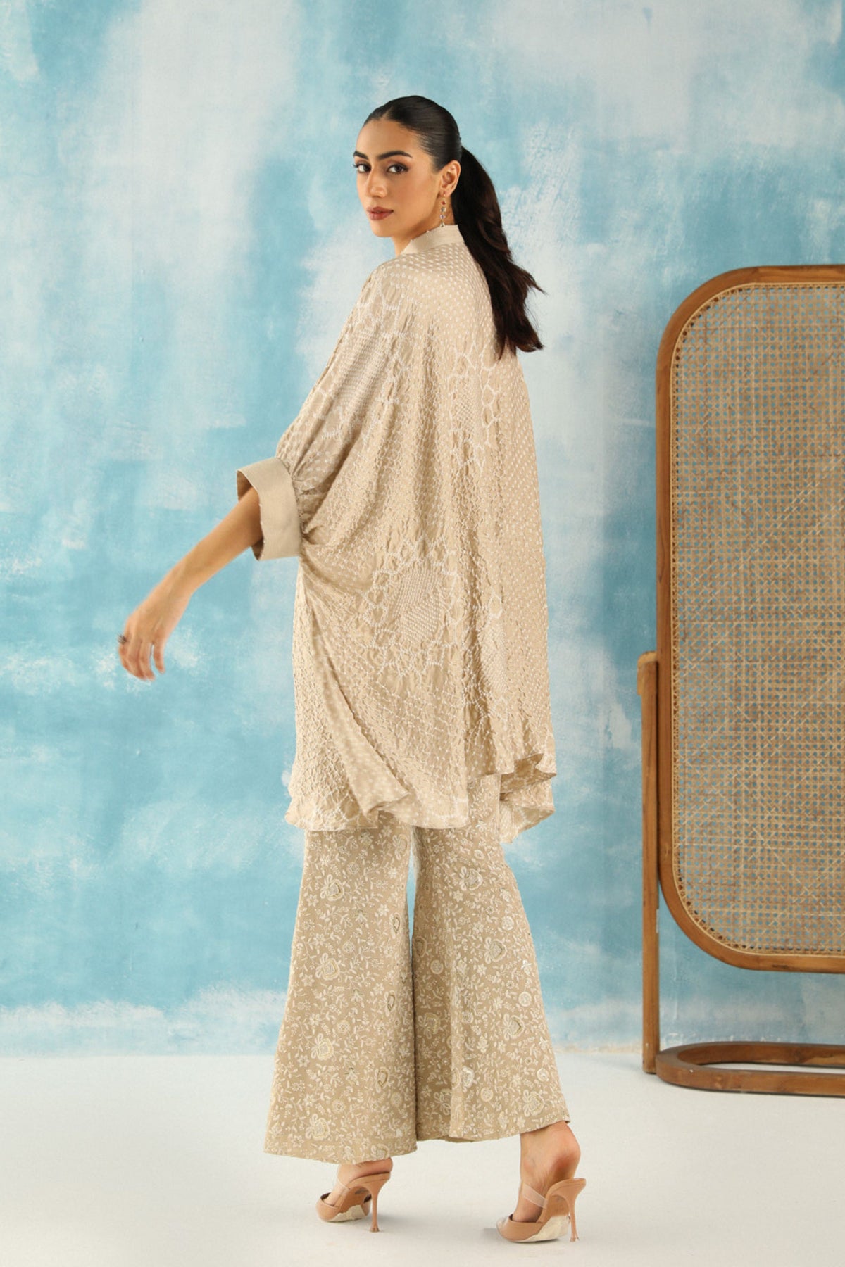 Asym Taupe Tunic