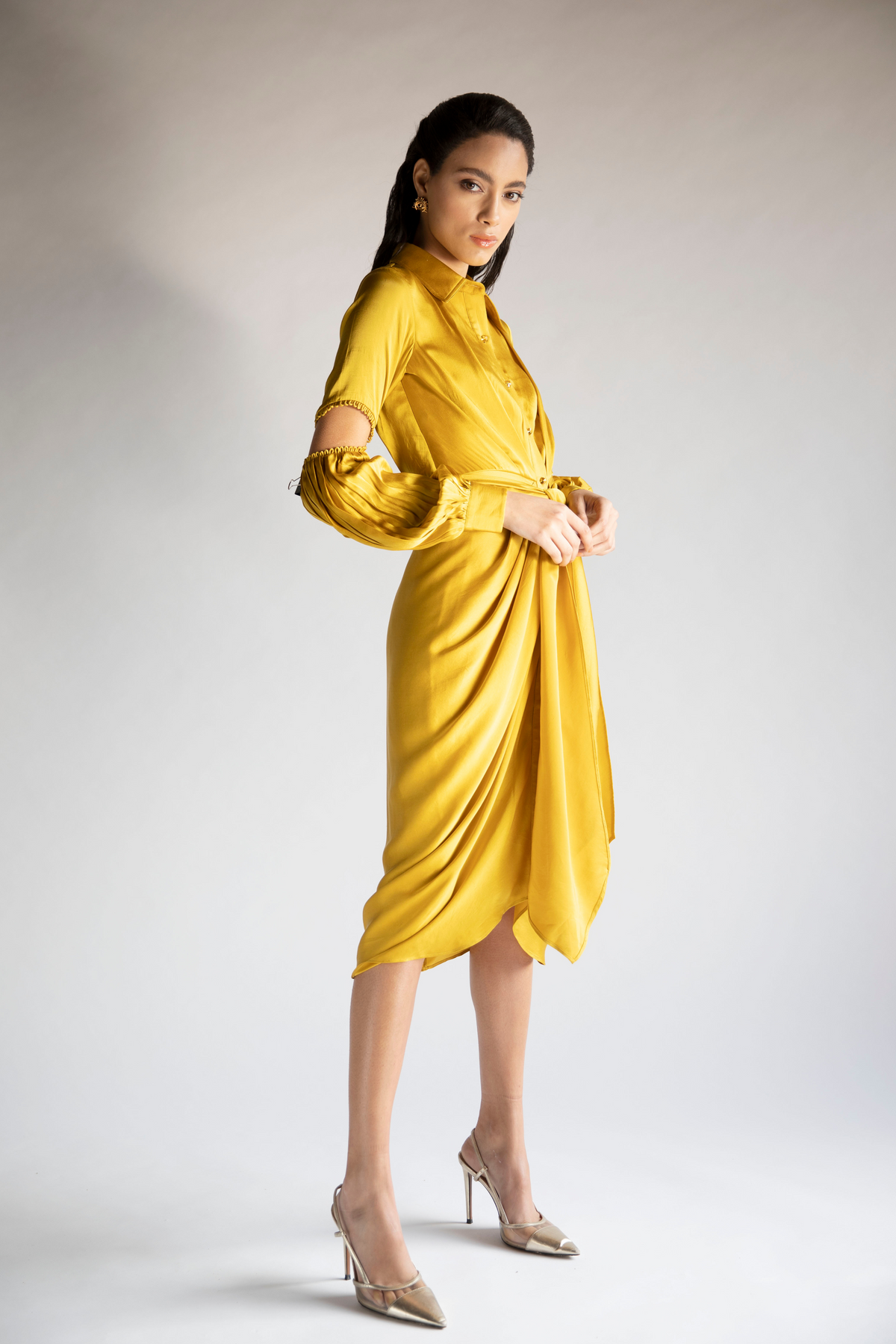 De Fête Honey Gold Dress