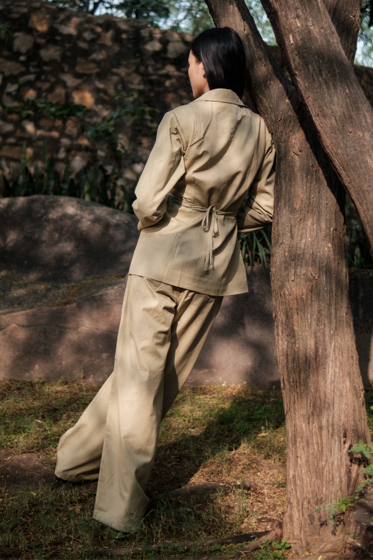 Khaki Friday Flared Pants