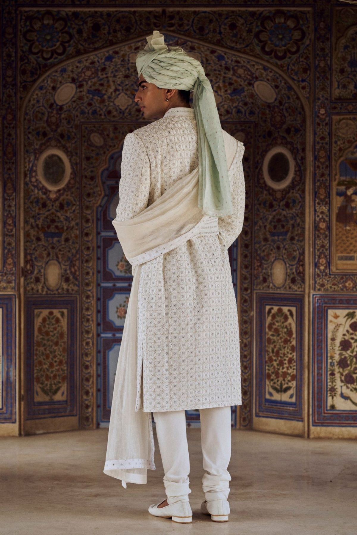 Embroidered Sherwani Set