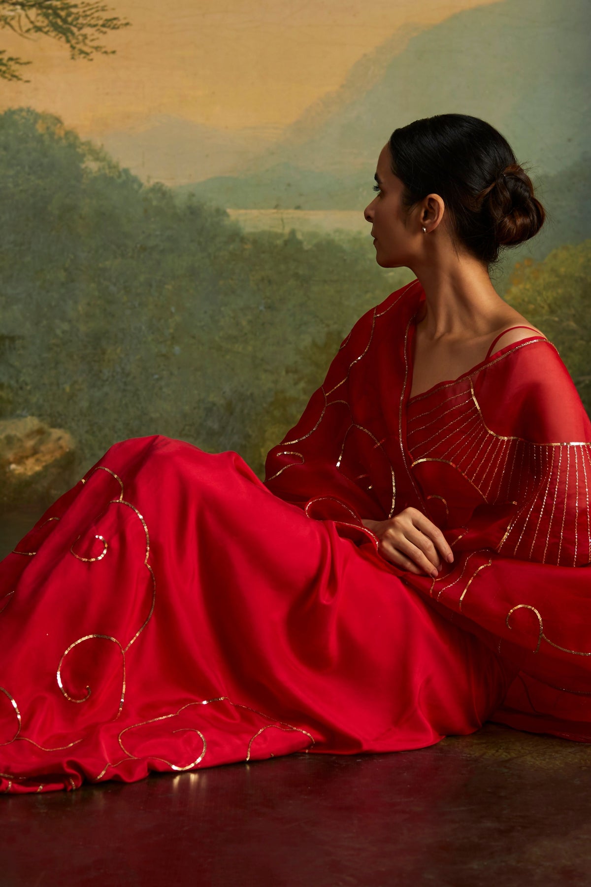 Cumulus Ruby Saree