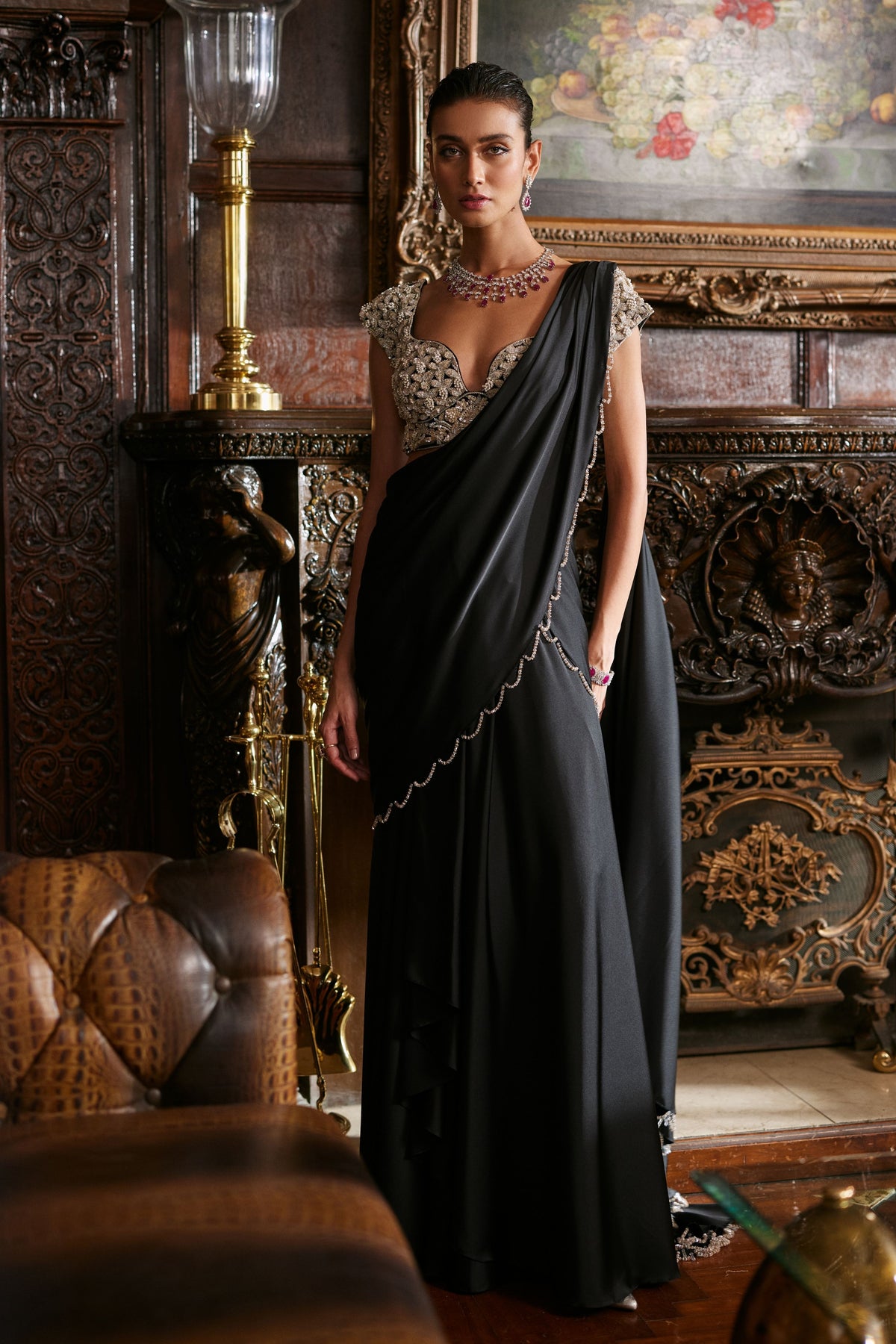 Aliza  Draped Saree