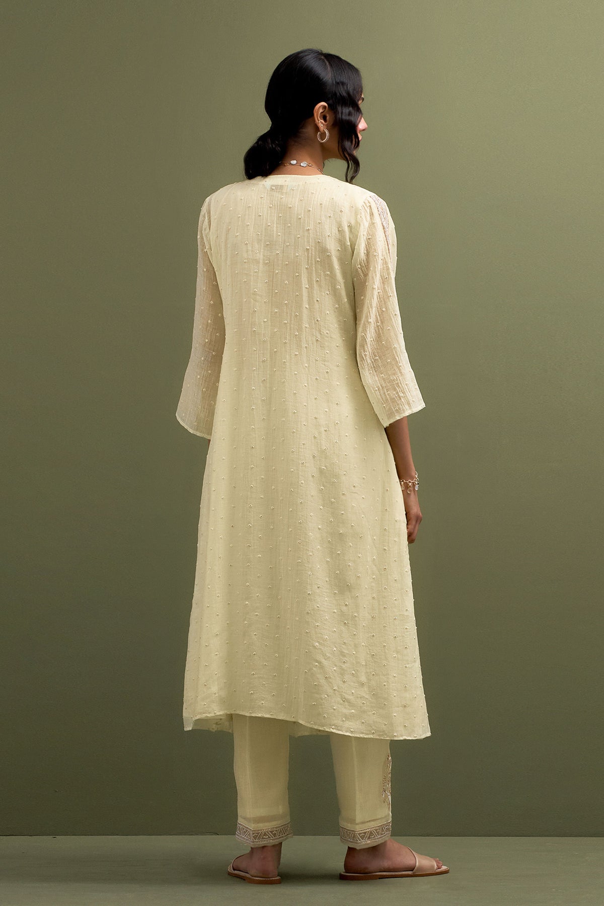 Gather Kurta Set With Dupatta