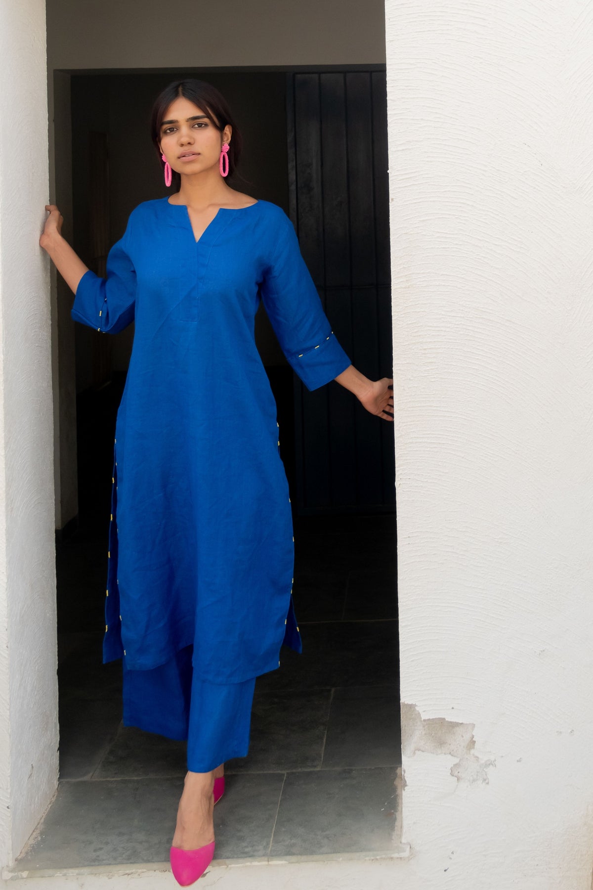 Sapphire Blue Kurta Set