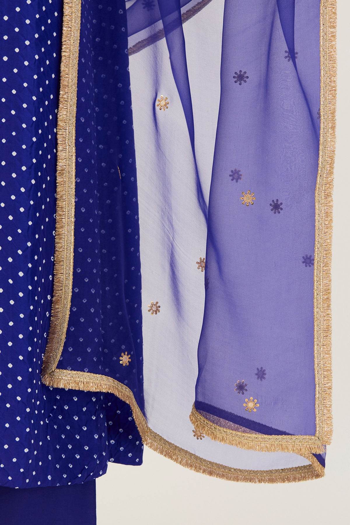 Sheetal Royal Blue Dupatta