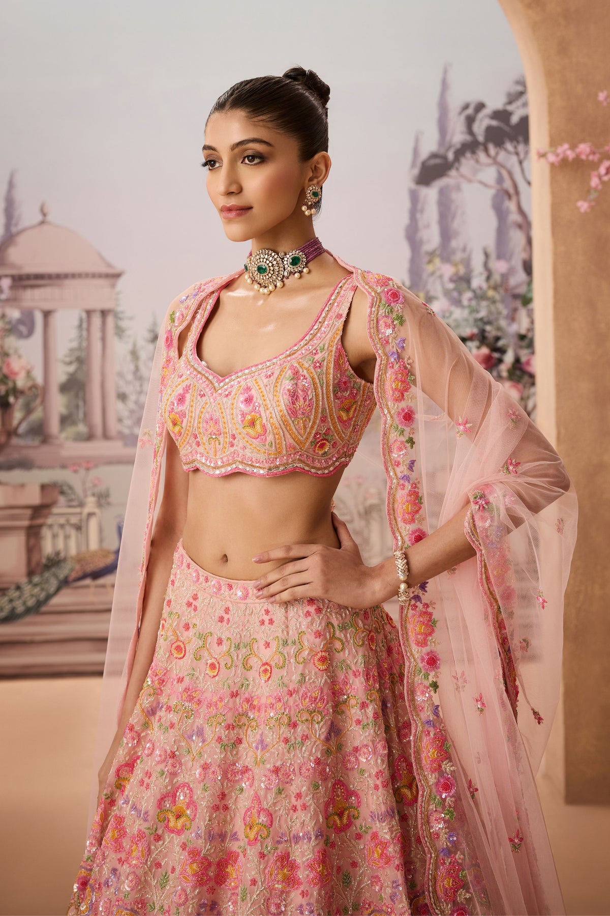 Rj Crystal Cutdana Lehenga Set