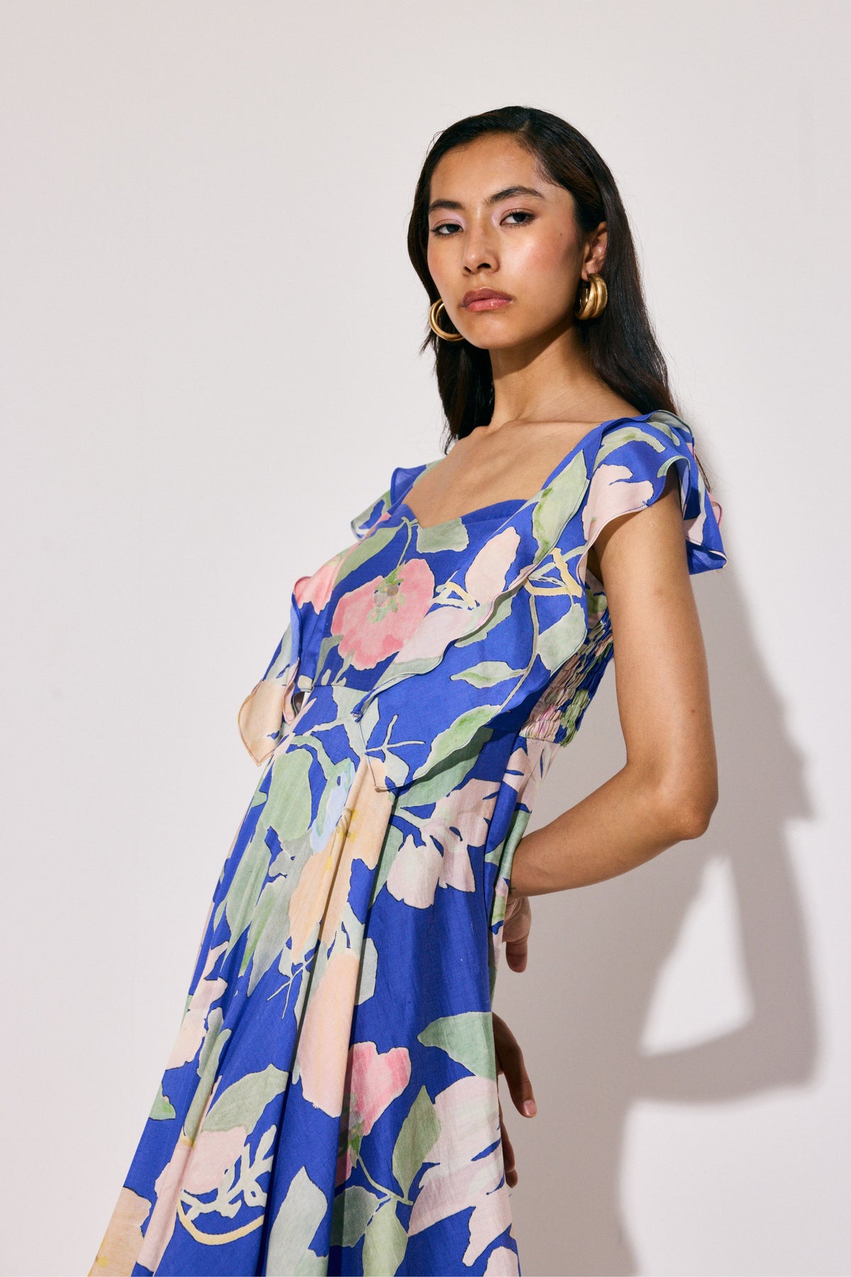 Ferns Print Paola Dress