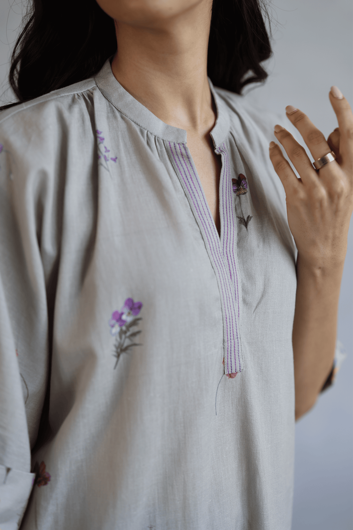 Cocoa Poppy Kaftan