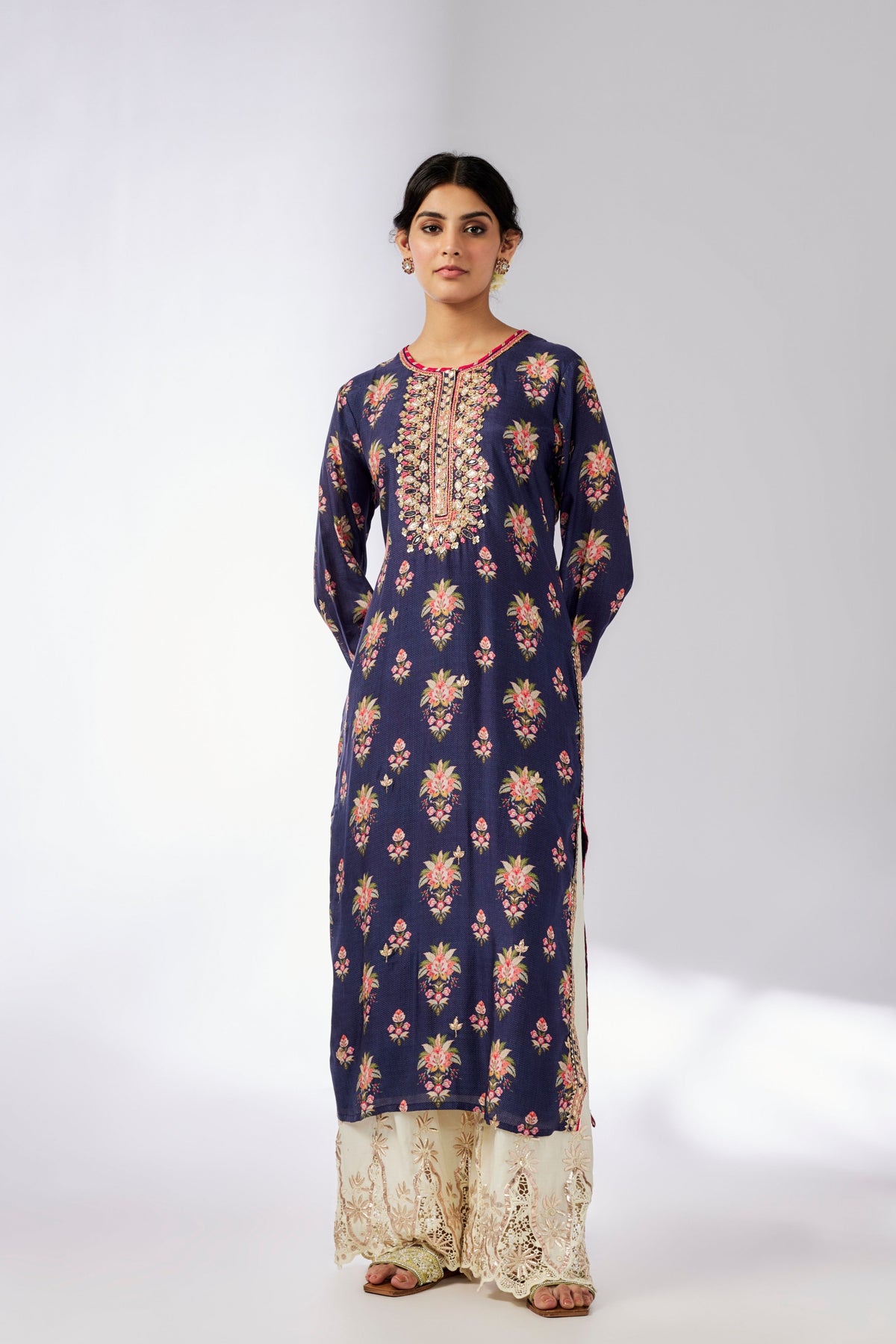 Navy Dhara Tunic