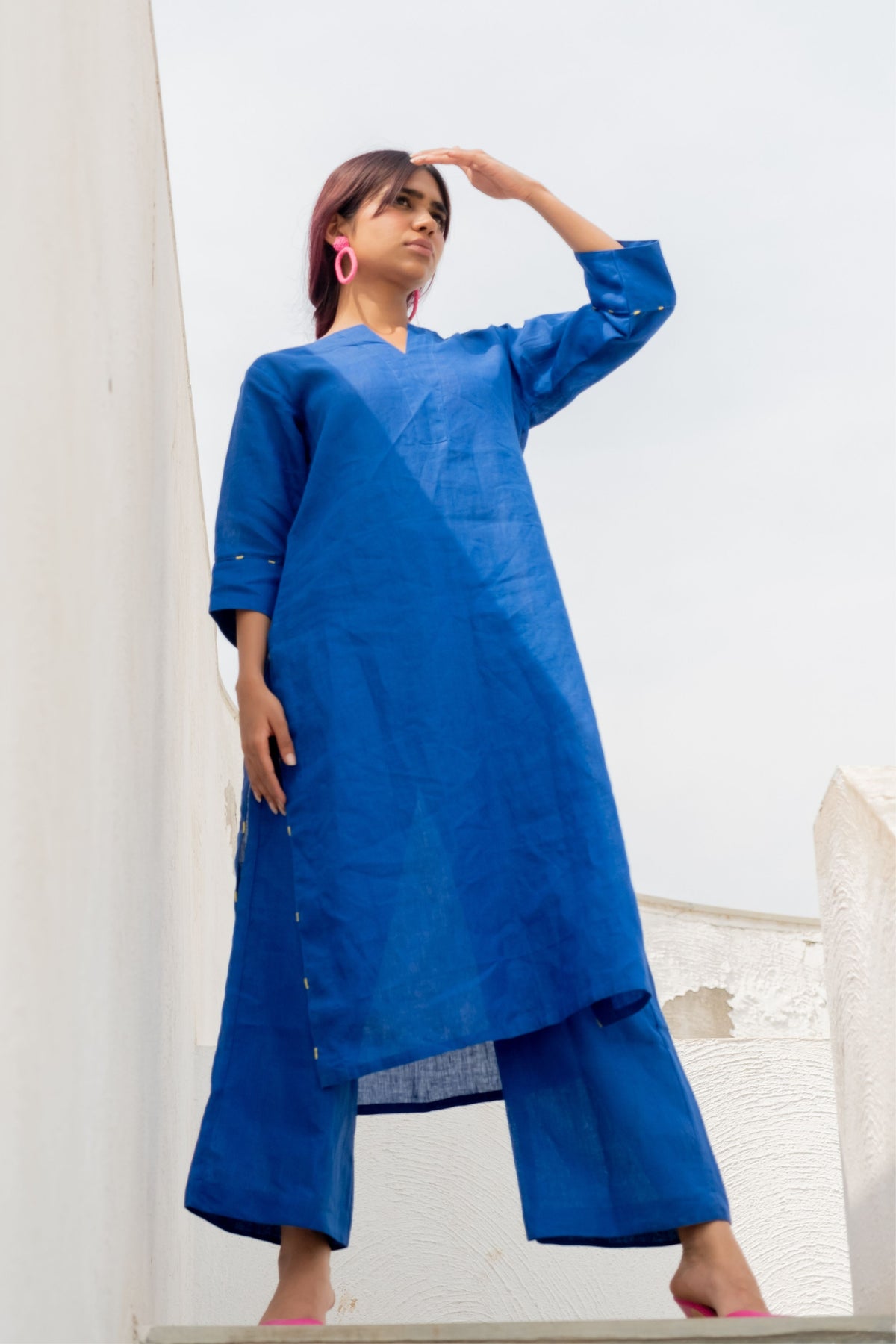 Sapphire Blue Kurta Set