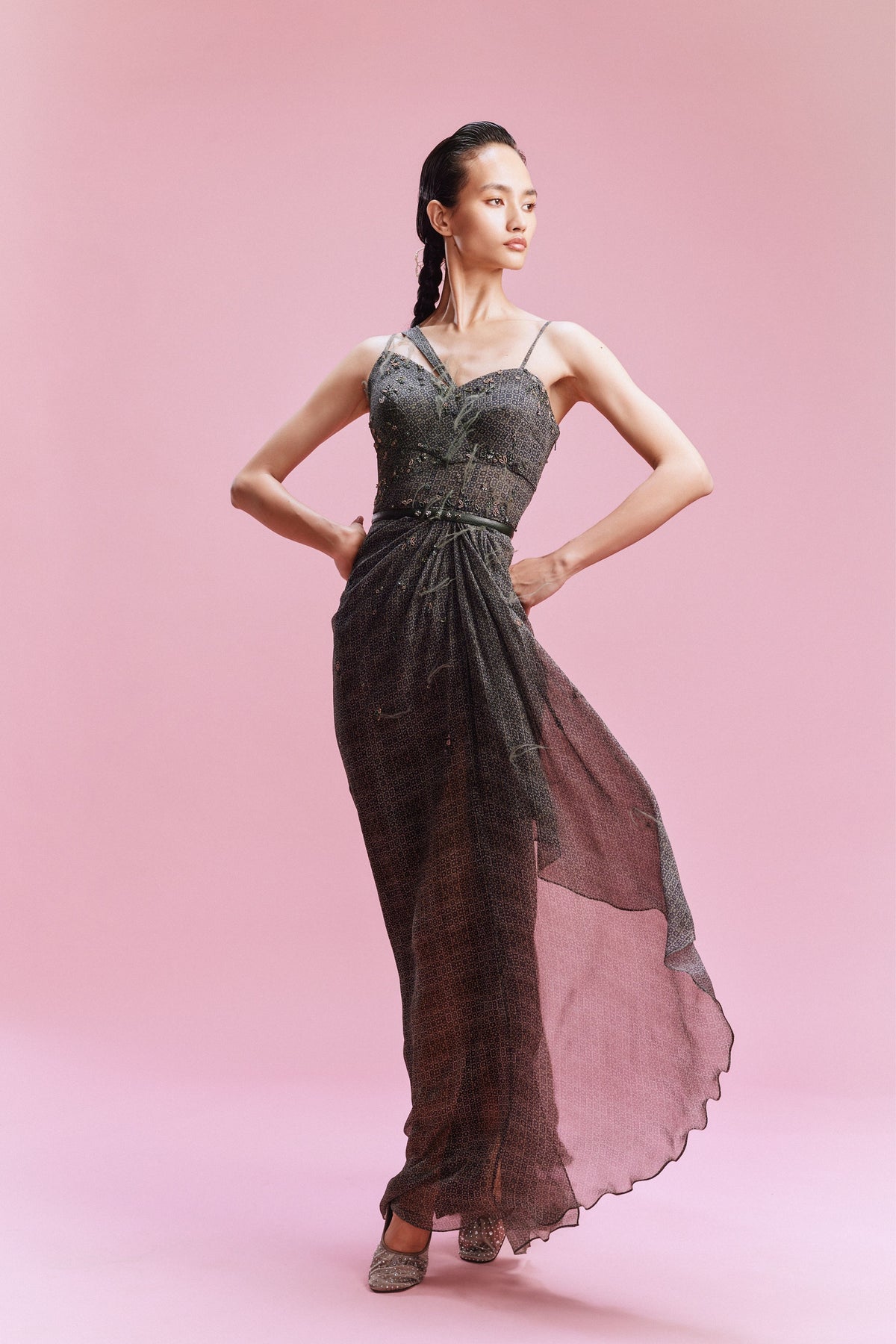 Clarette Black Gown