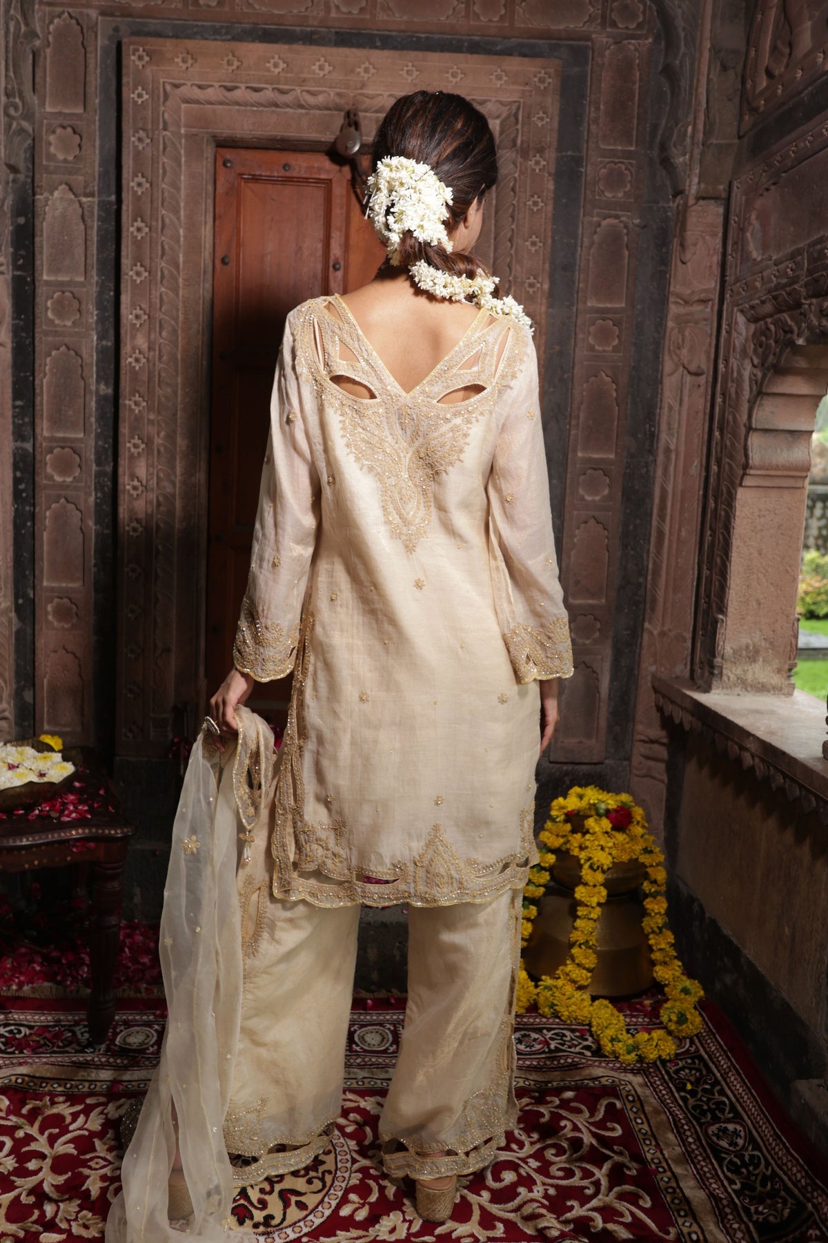 Beige Kurta Set