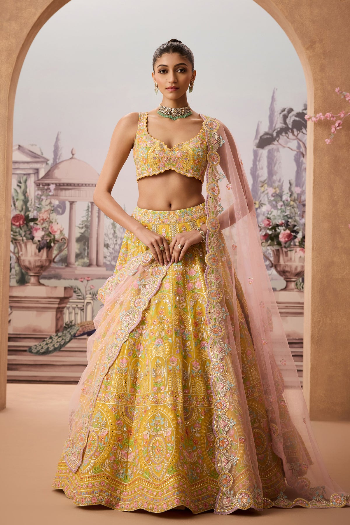 Msi Pj Baroque Lehenga Set