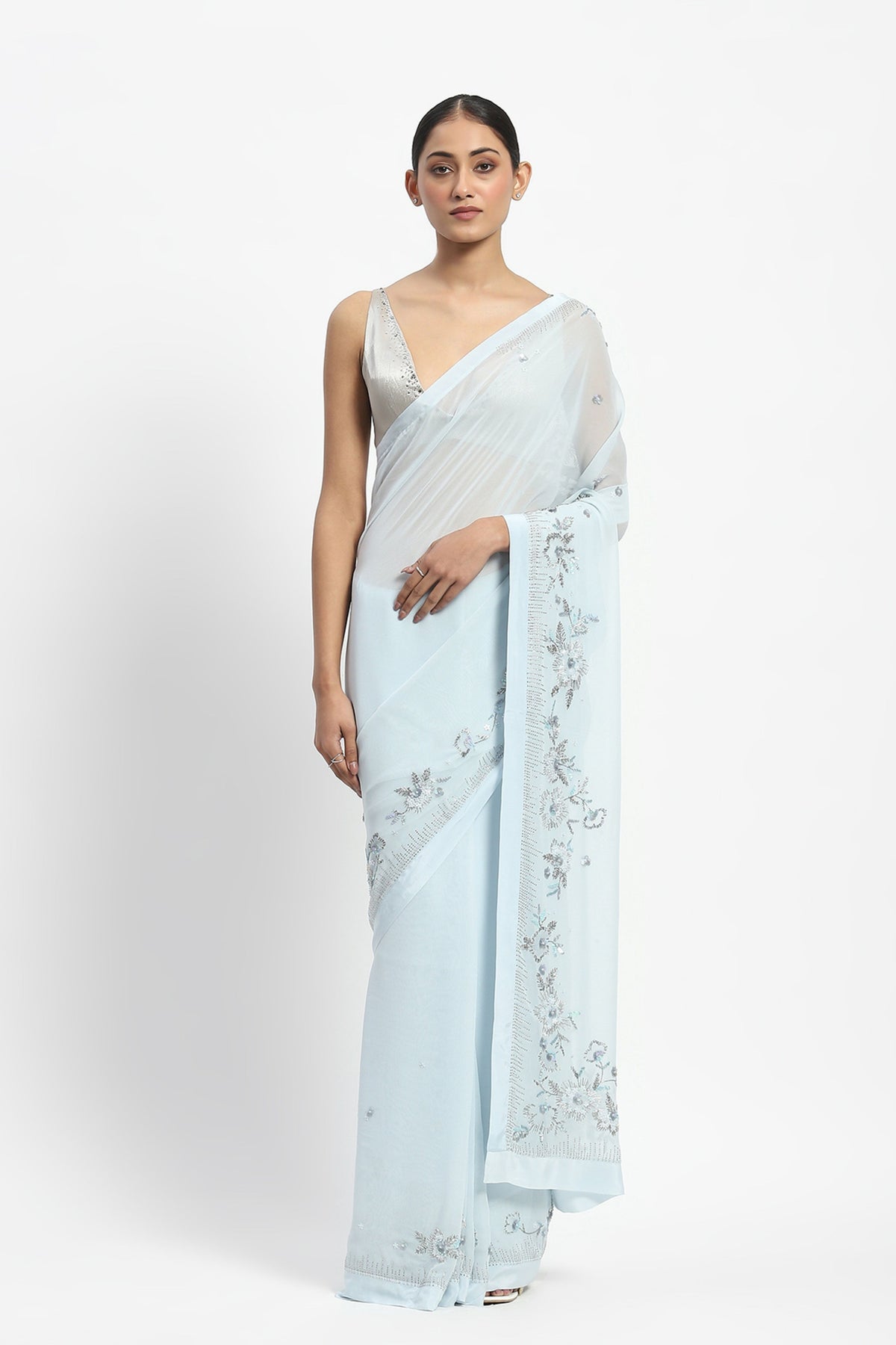 Cloud Recesses Saree