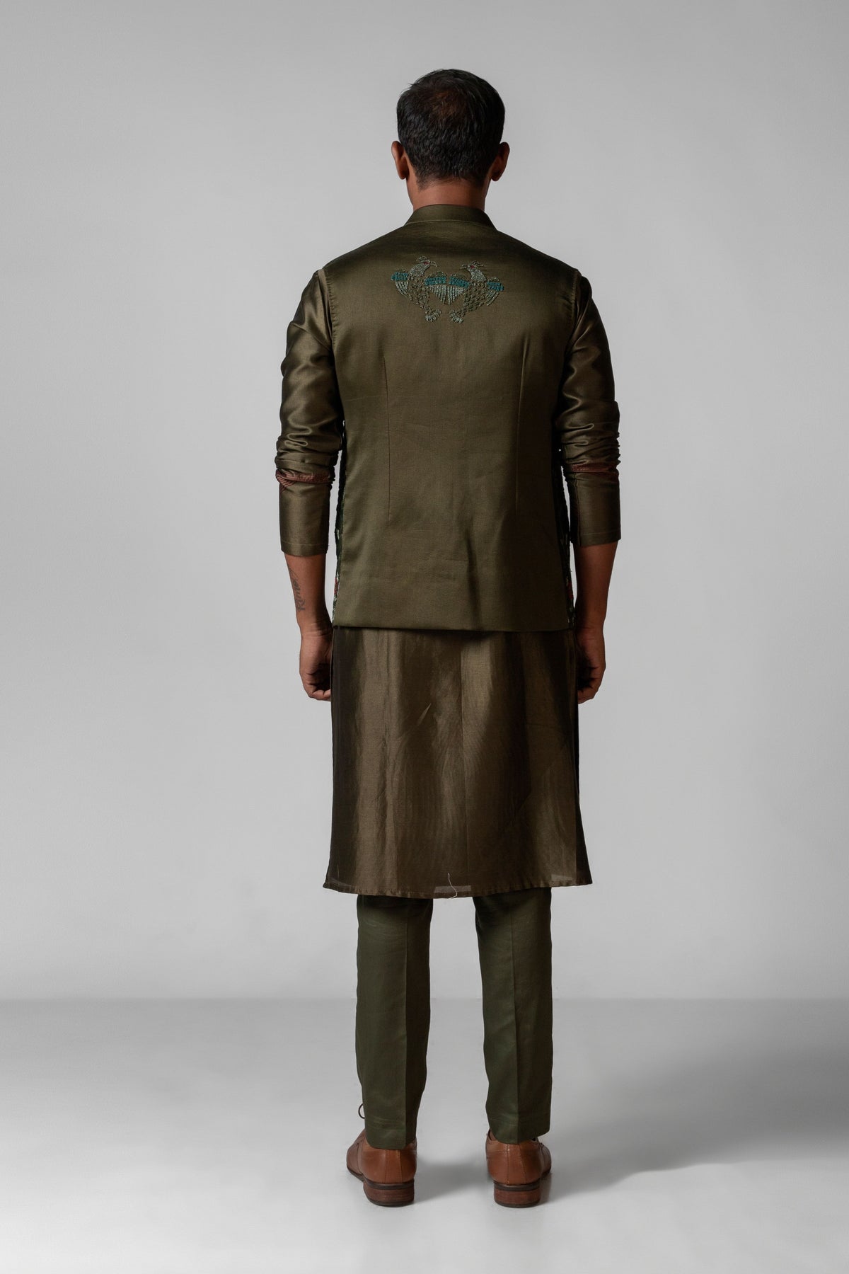 Liquid Flora Nehru Kurta Set