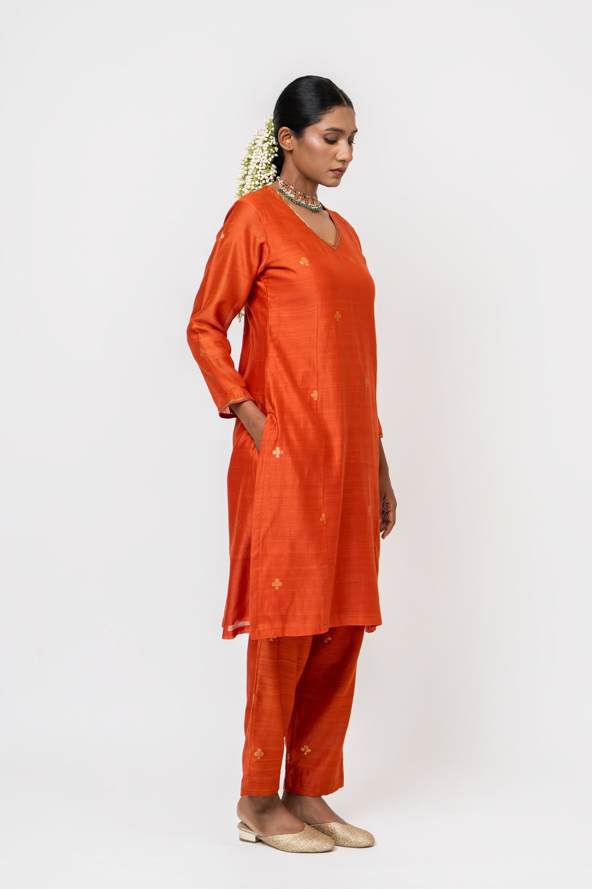 Umber Kurta Set