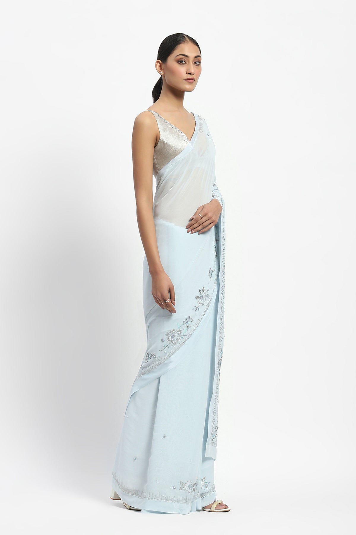 Cloud Recesses Saree