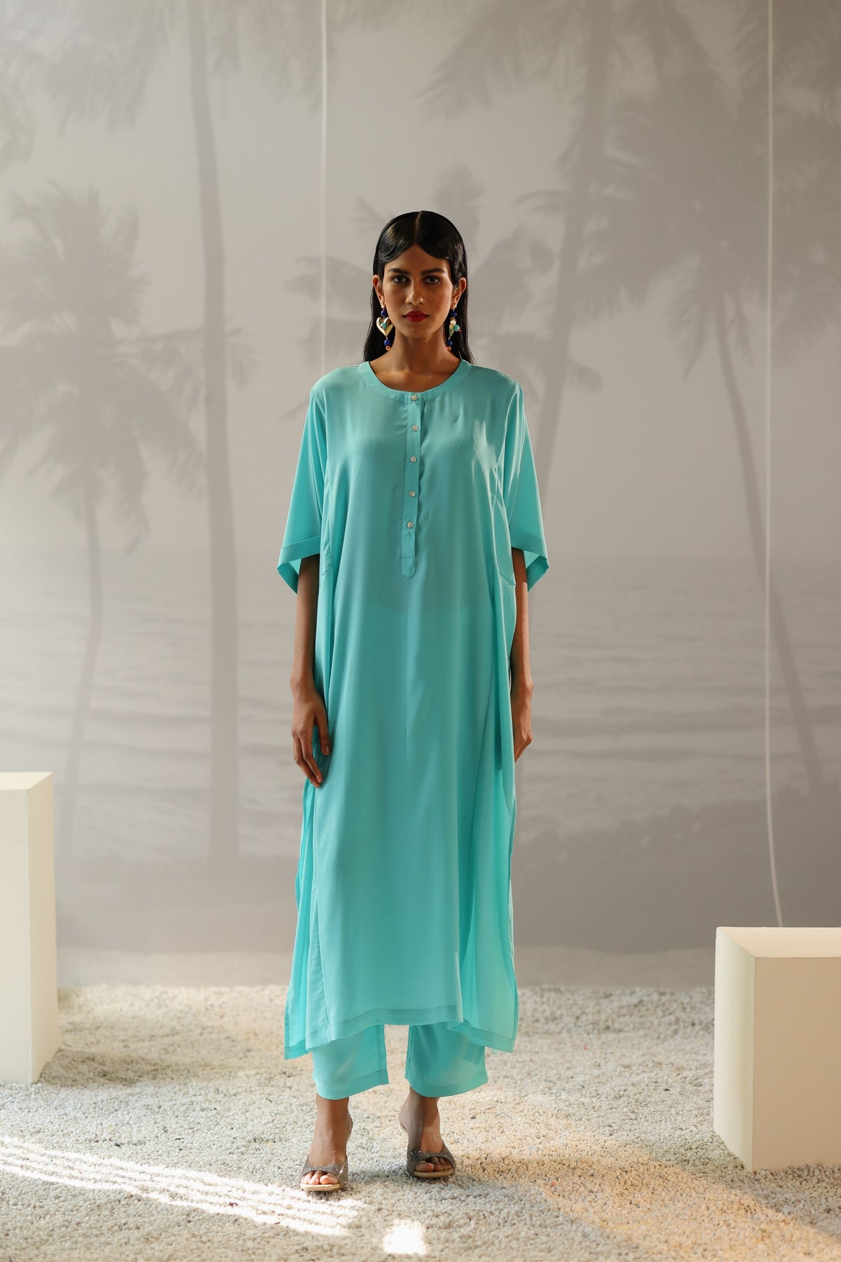 Aqua Zama Kaftan Set