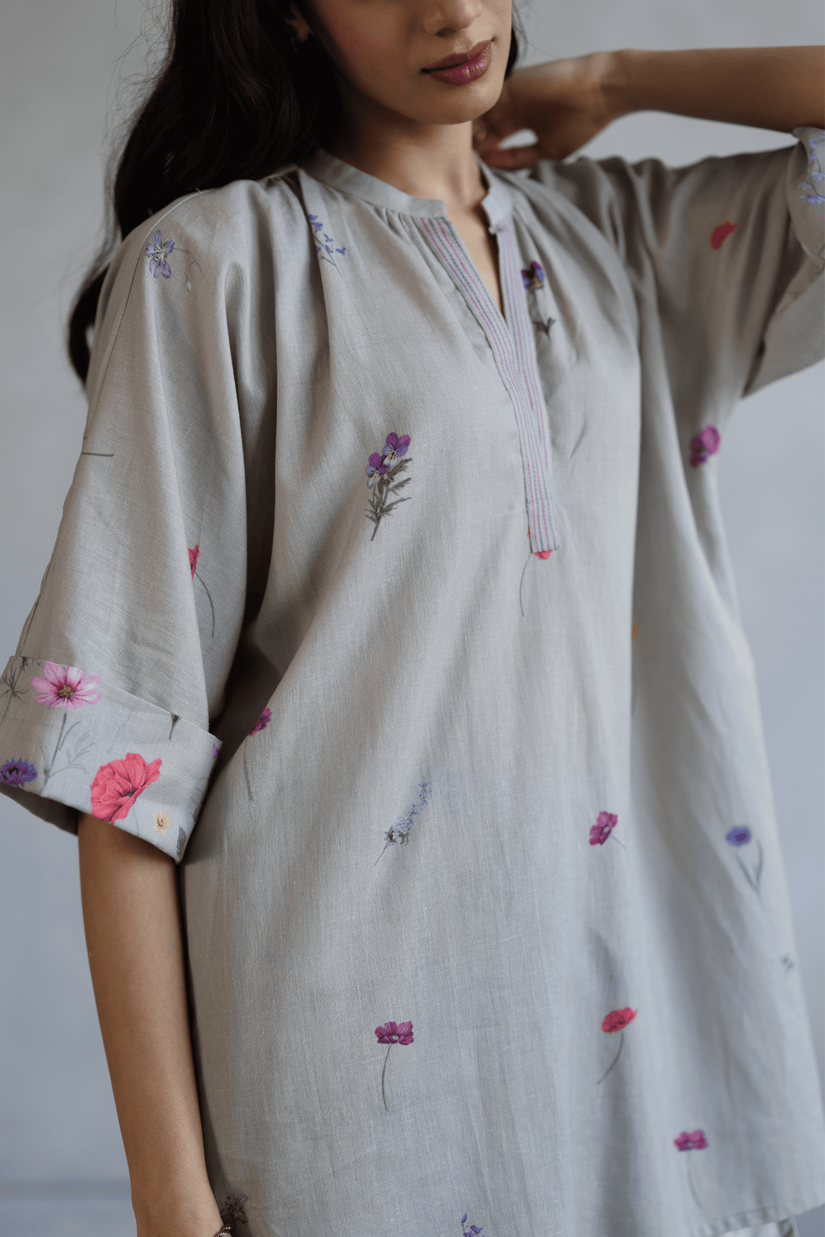 Cocoa Poppy Kaftan