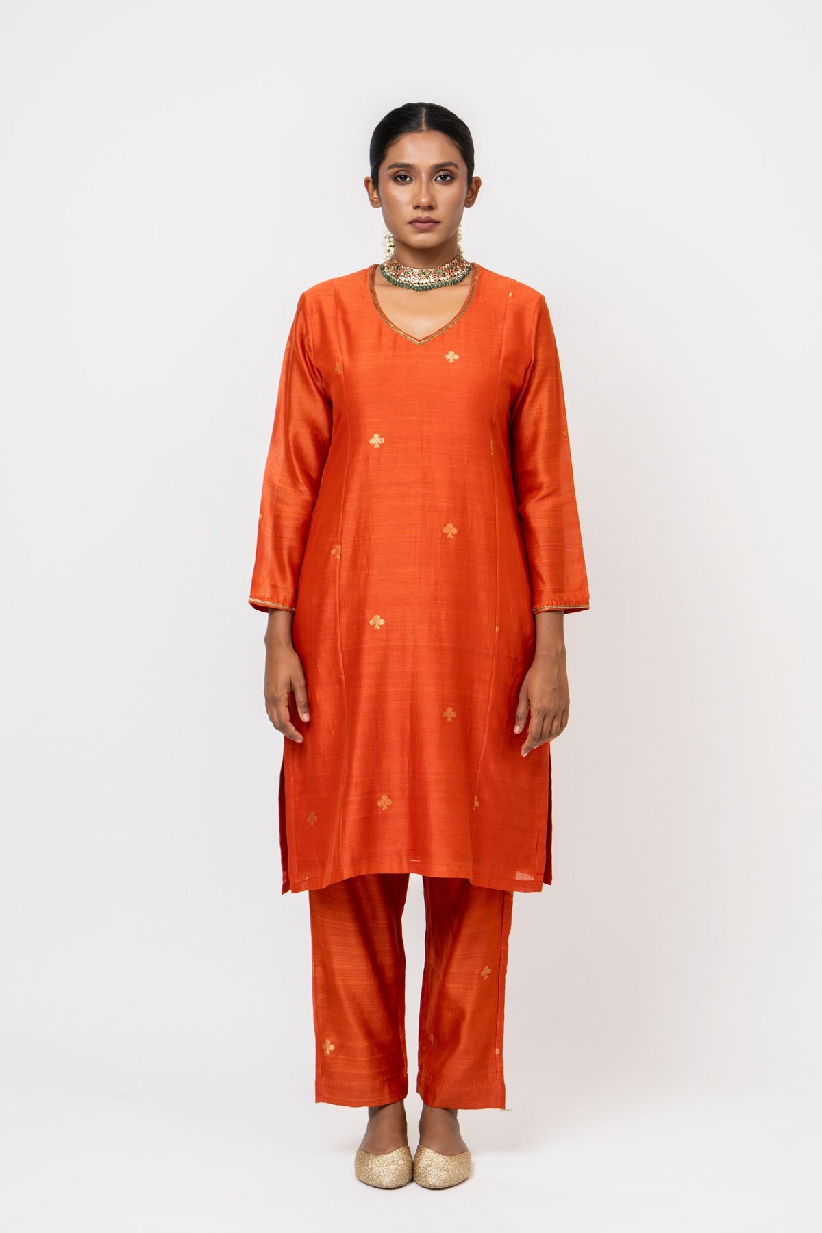 Umber Kurta Set