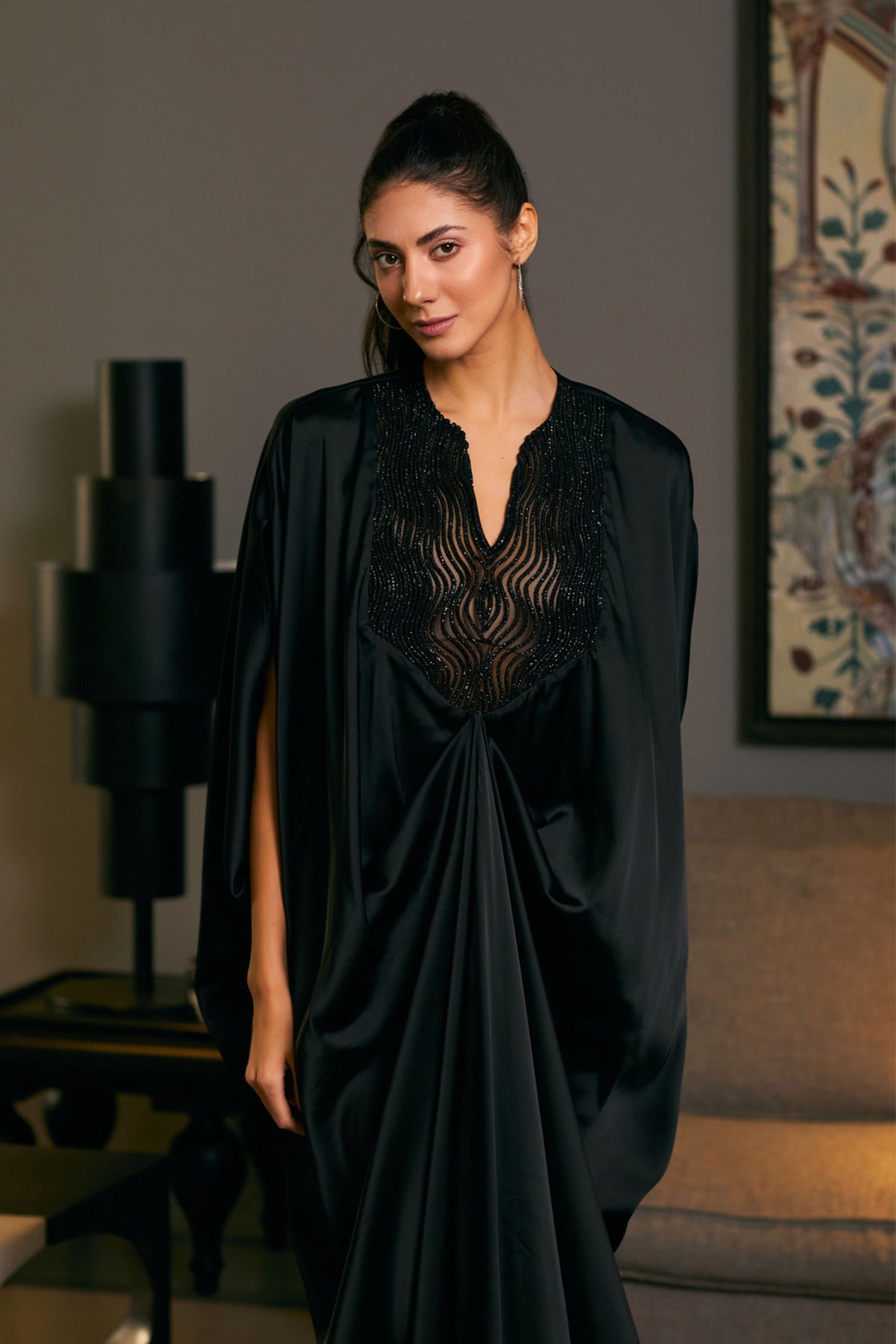 Black Rope Kaftan