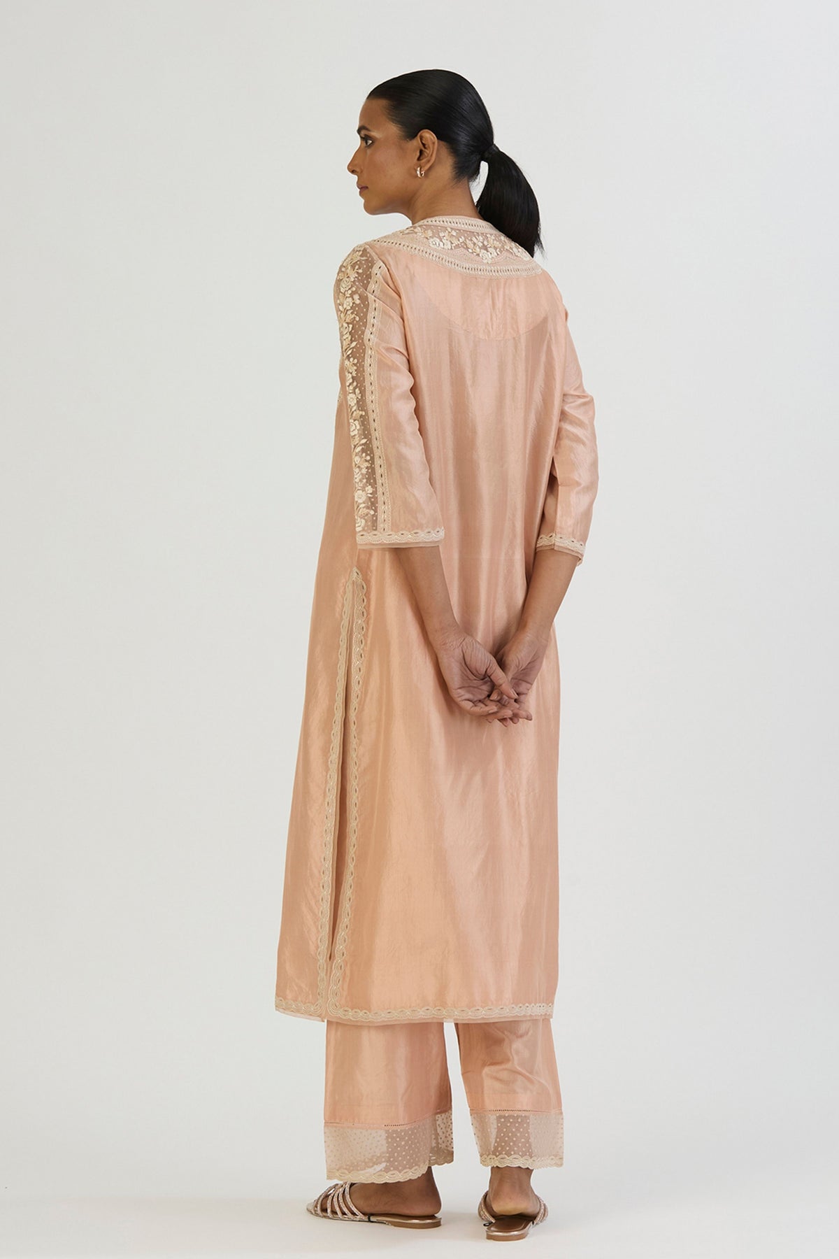 Peach Inaayat Kurta and Pant