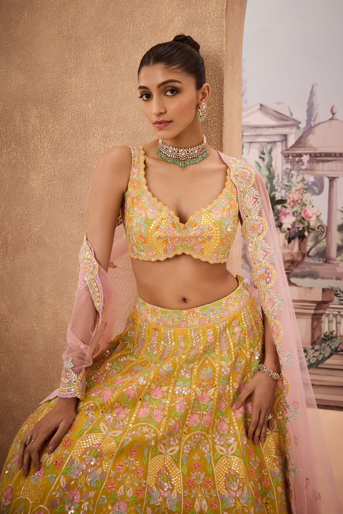 Msi Pj Baroque Lehenga Set