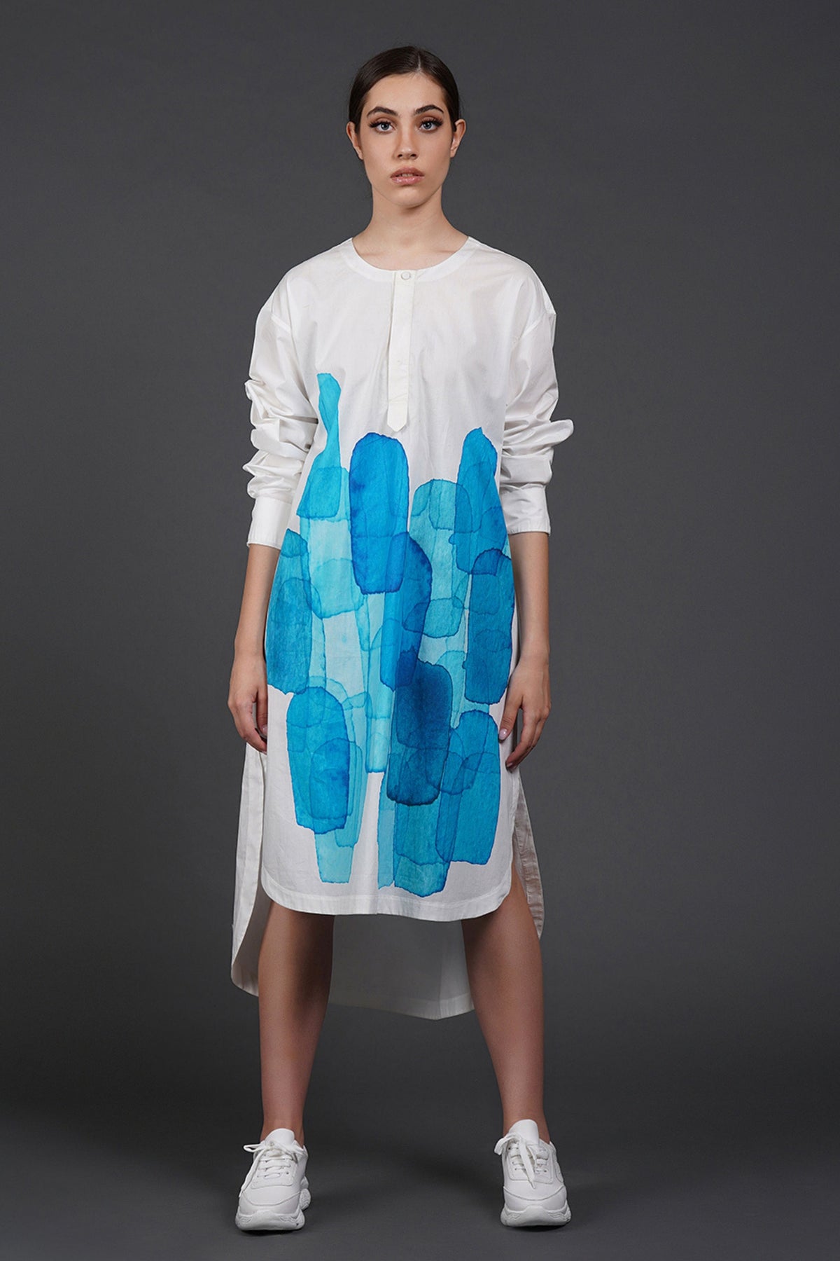 Offwhite Digtal Print Dress