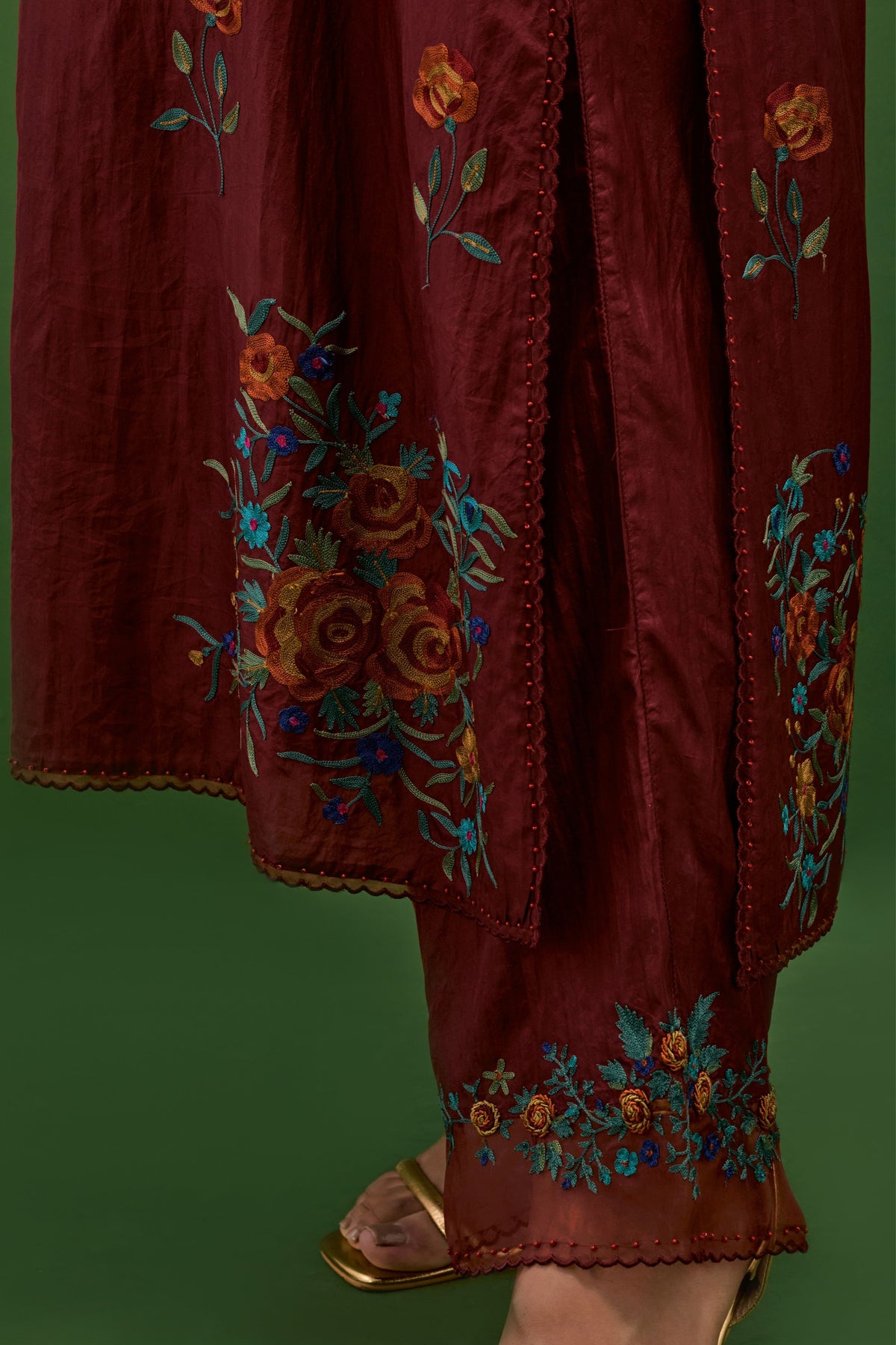 Rosewood Straight Kurta Set