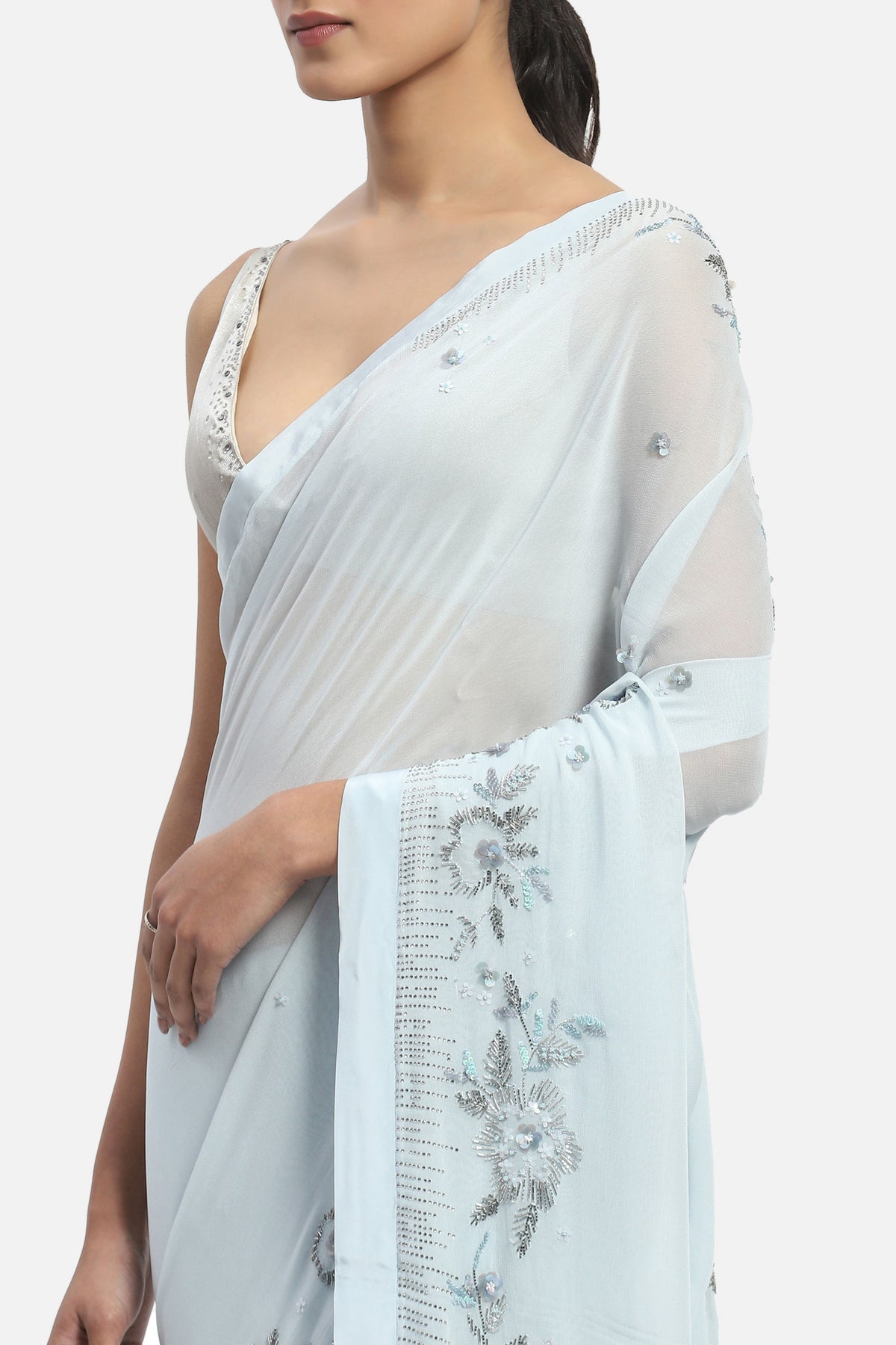 Cloud Recesses Saree