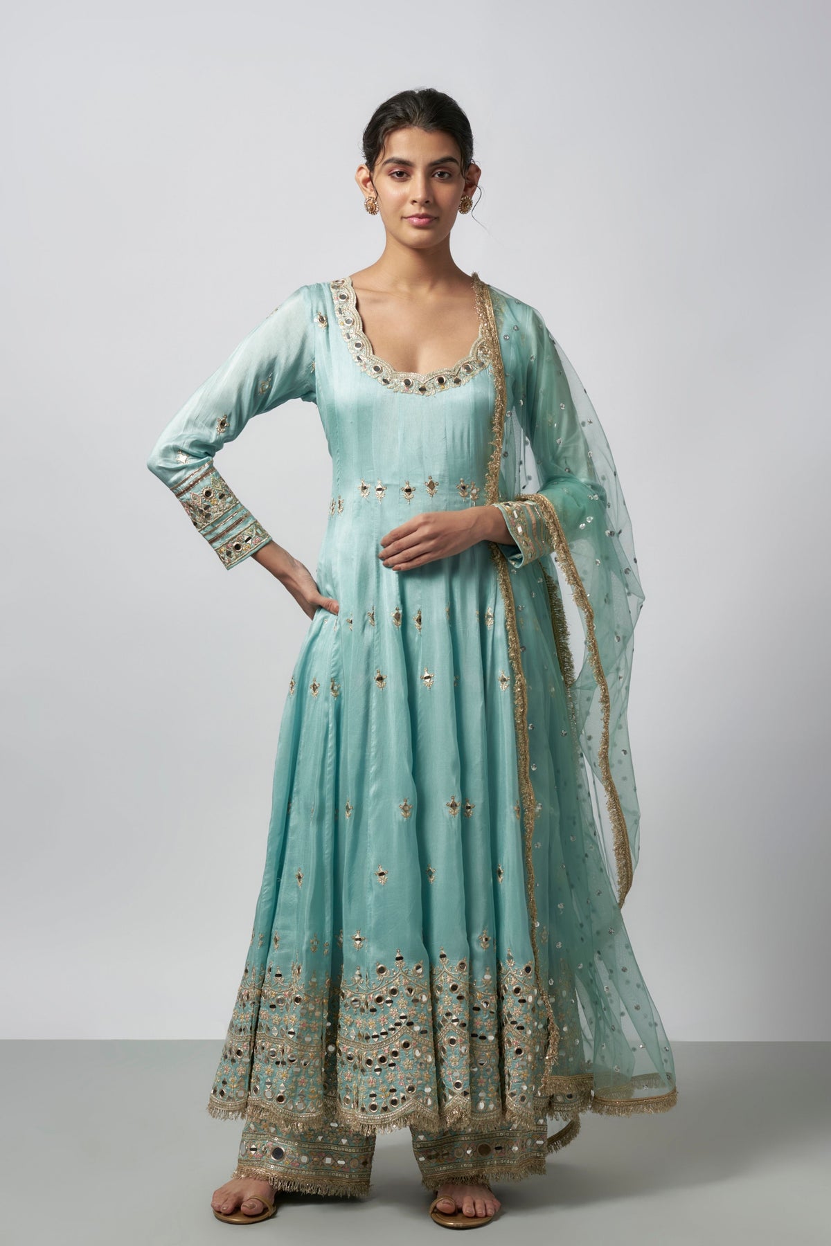 Fahar Anarkali Set