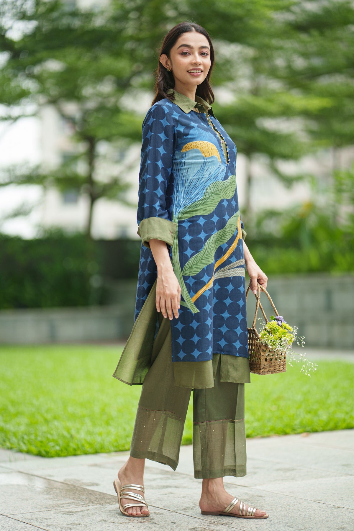 Dahlia Blue Kurta Set